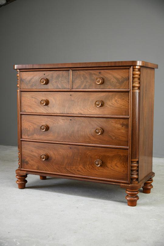 Antique Mahogany Chest of Drawers (1 of 8) Antique Mahogany Chest of Drawers (1 of 8)