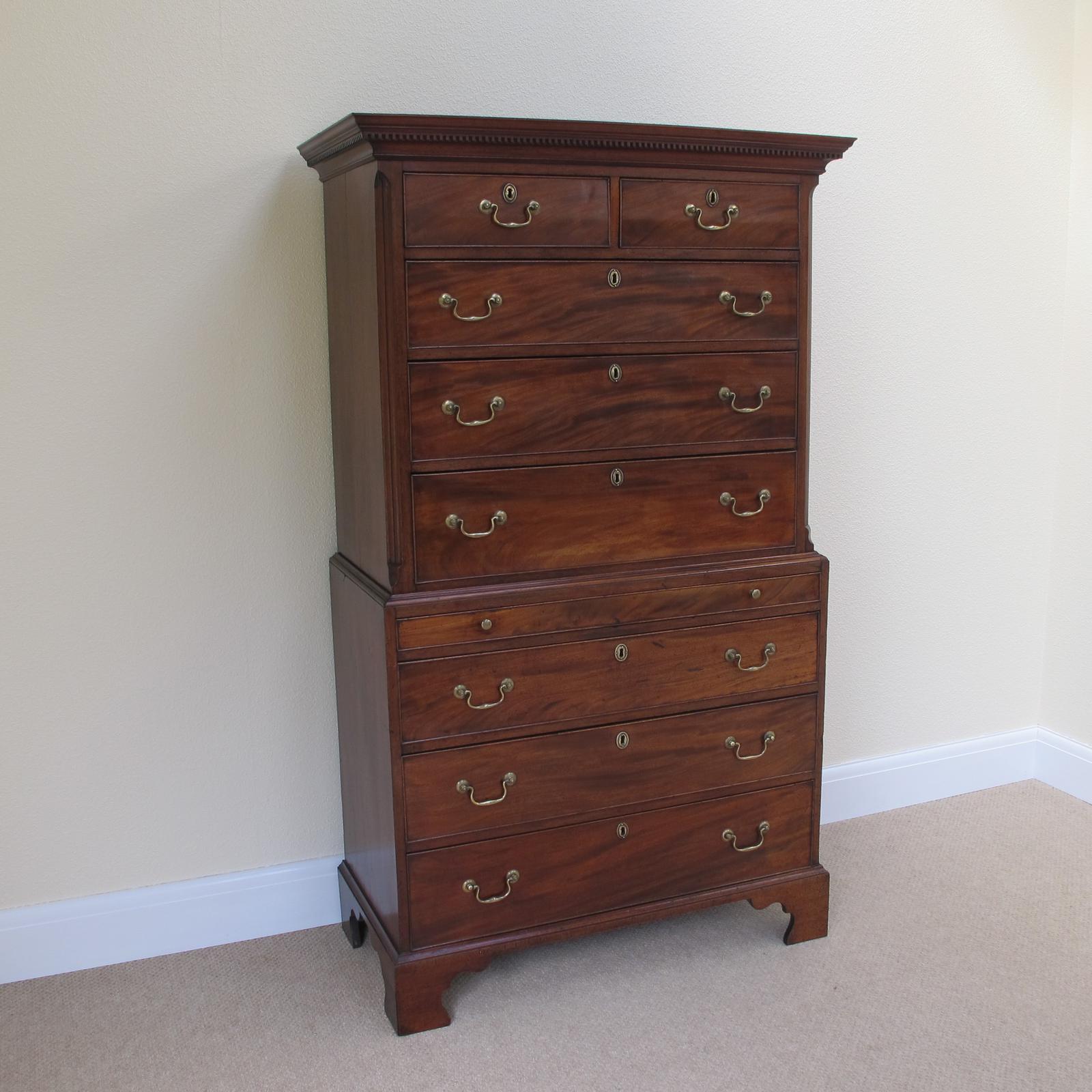 Mahogany Chest on Chest c.1780 (1 of 6) Mahogany Chest on Chest c.1780 (1 of 6)