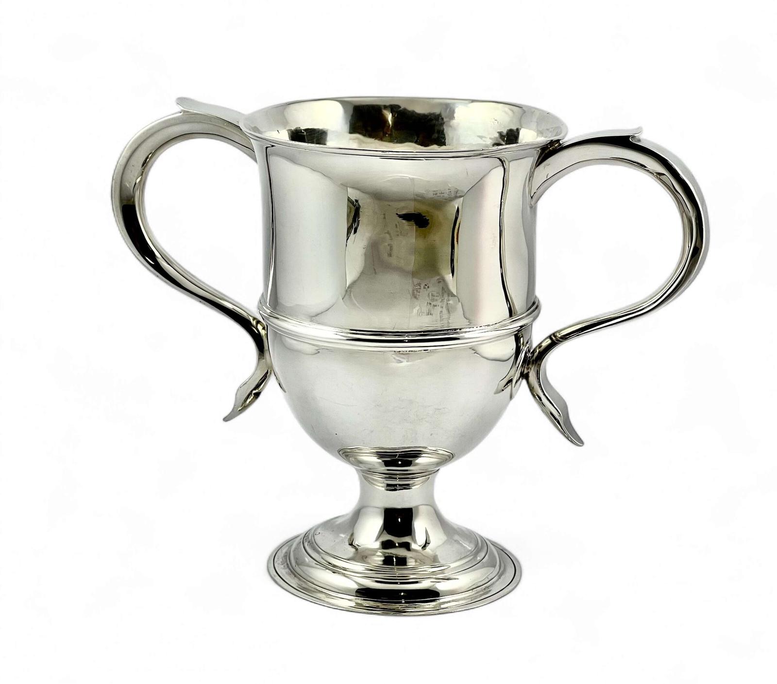 George III Silver Twin Handled Loving Cup by Hester Bateman, London 1789 (1 of 8)