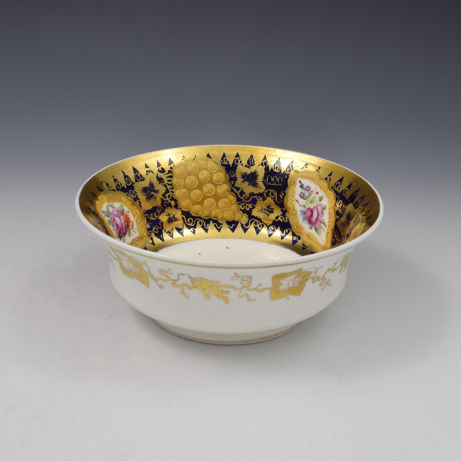Spode Felspar Porcelain Slop Bowl Pattern 4003 c.1825 (1 of 6)