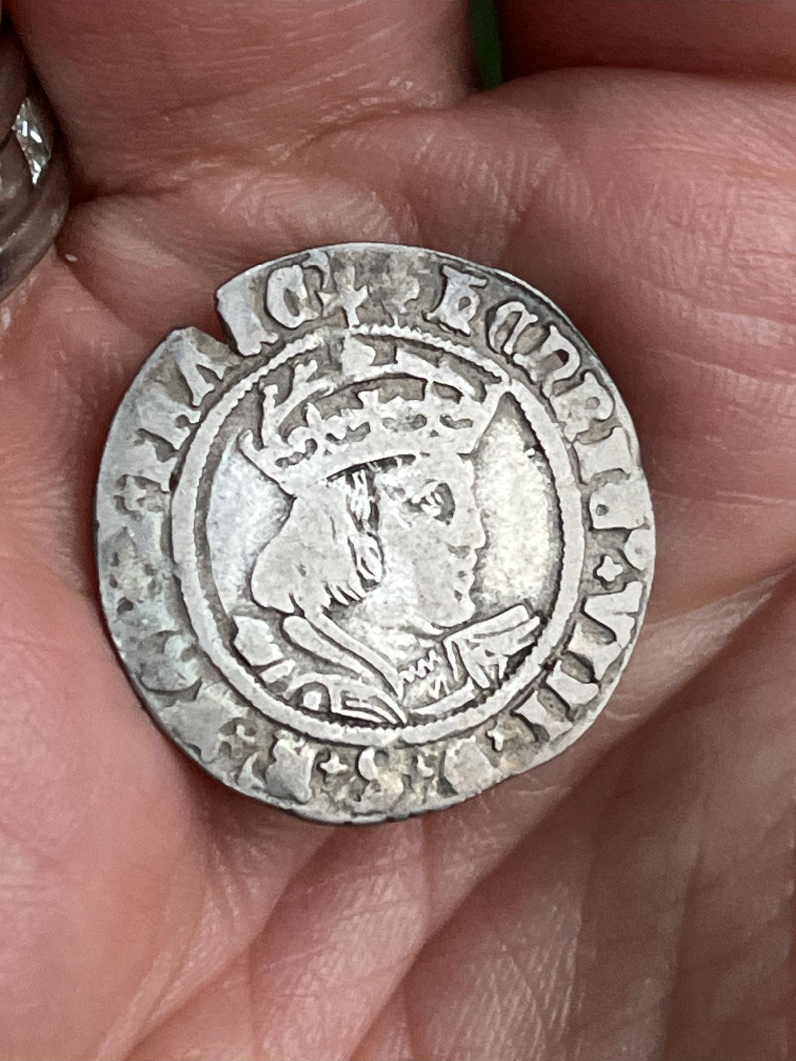 Henry VIII - Hammered Silver Groat - 1526 - 44 Second Coinage MM: Lis (1 of 14)