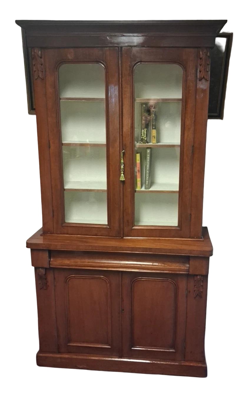 Antique Victorian School Library Styled Bookcase With Bottom Sorage And Draw (1 of 13) Antique Victorian School Library Styled Bookcase With Bottom Sorage And Draw (1 of 13)