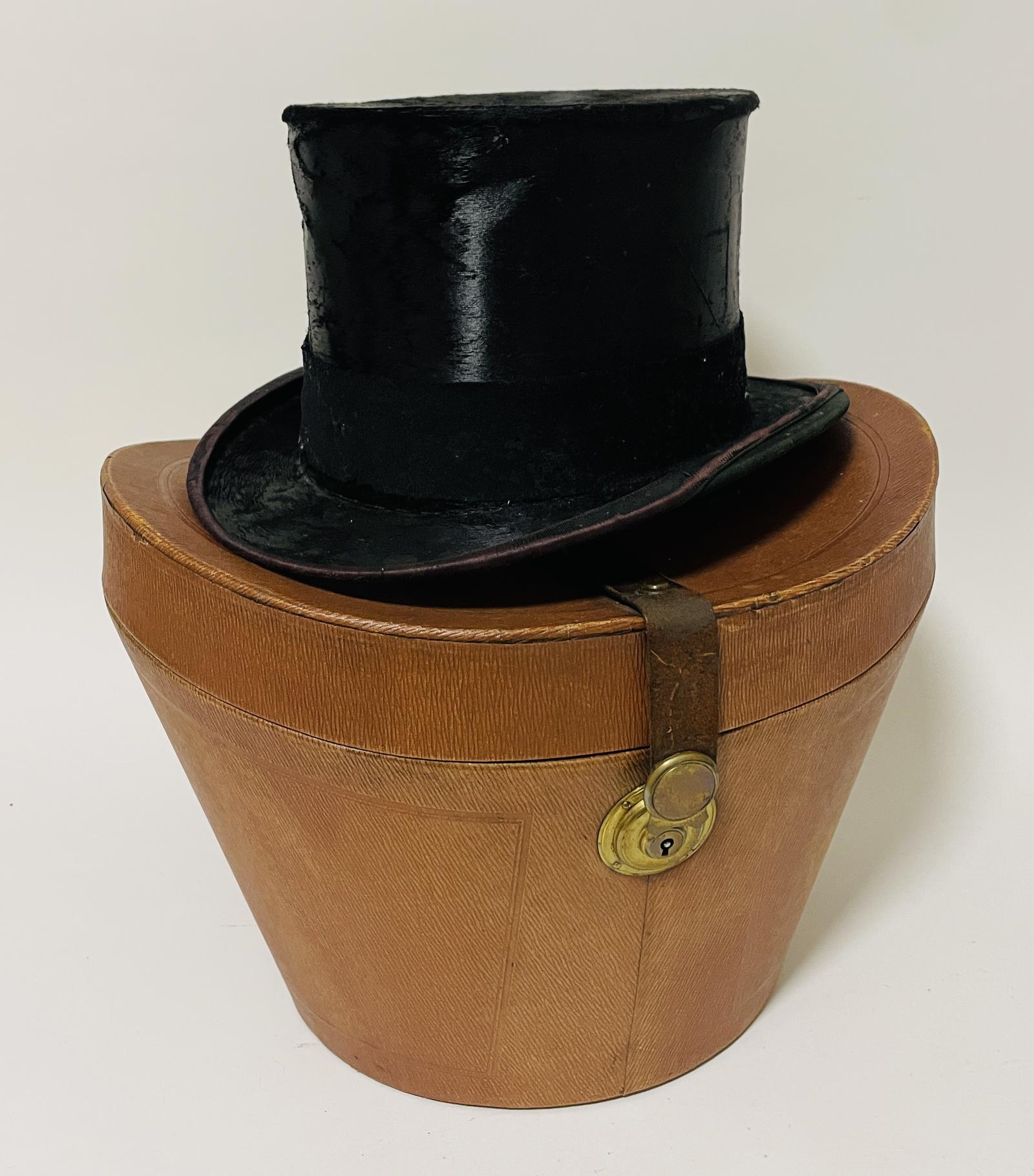 Antique Silk Top Hat in Box (1 of 20)