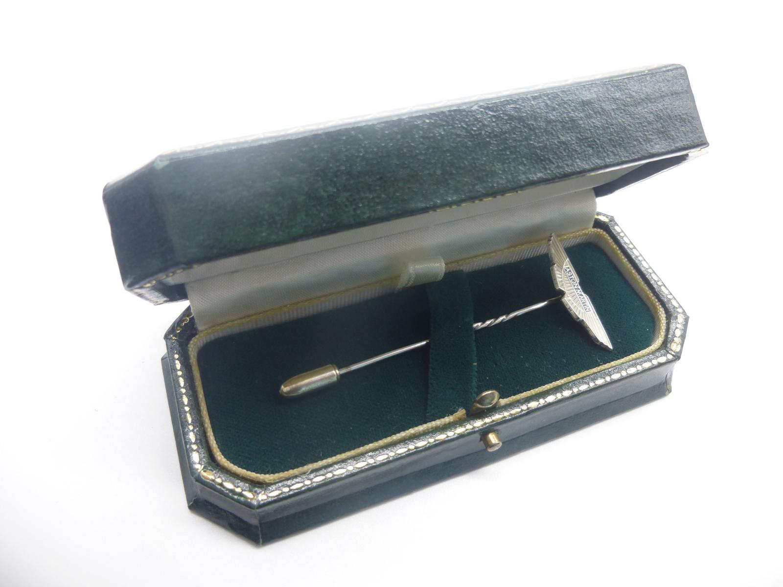 Aston Martin Silver & Enamel Stickpin (1 of 5)