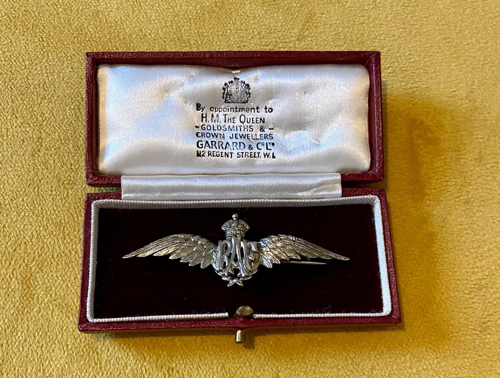 Garrard & Co Jewellery Box with RAF Sweetheart Brooch (1 of 12) Garrard & Co Jewellery Box with RAF Sweetheart Brooch (1 of 12)