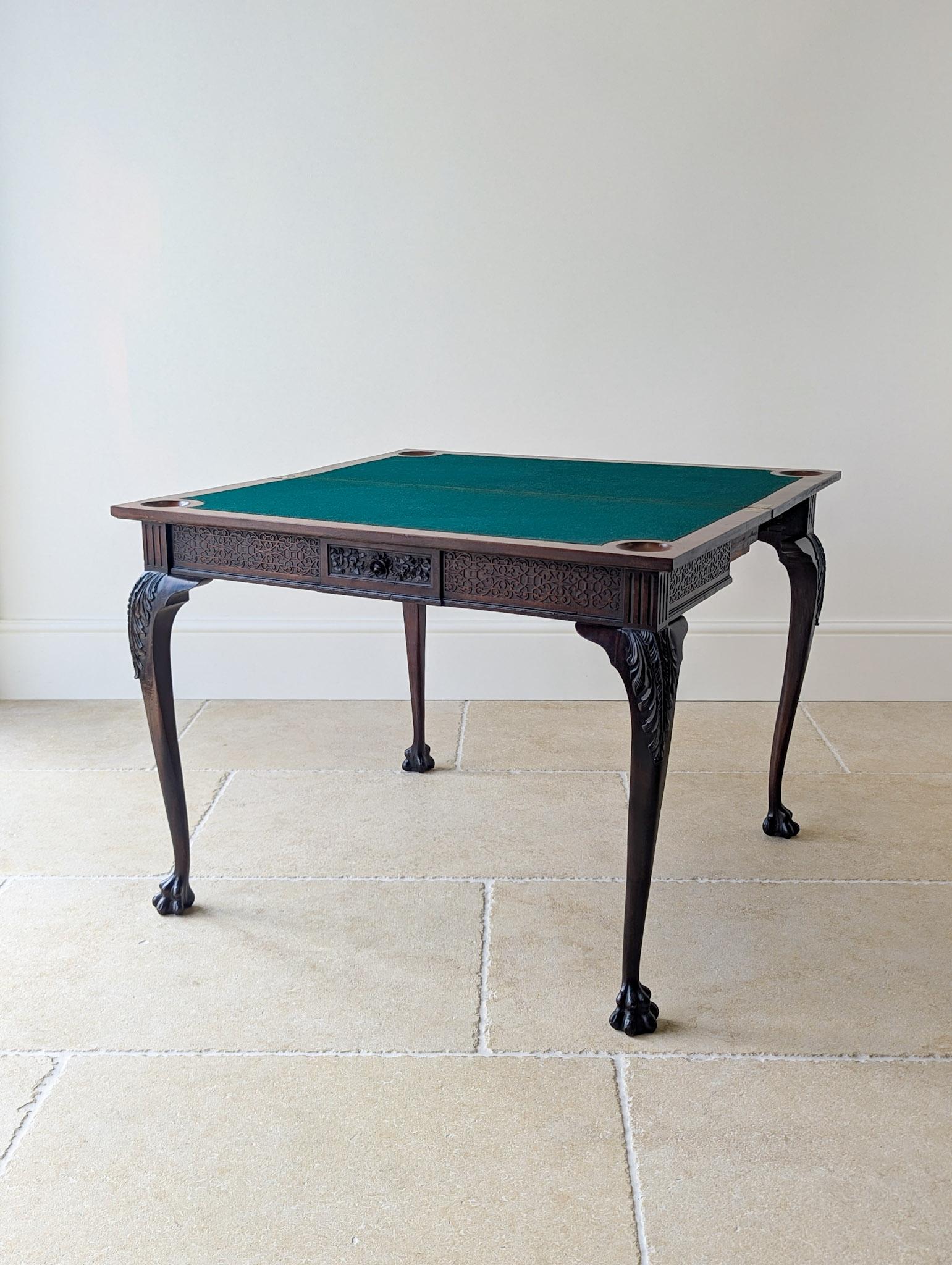 Antique Victorian Mahogany Card Table by James Shoolbred & Co. c.1890 (1 of 20) Antique Victorian Mahogany Card Table by James Shoolbred & Co. c.1890 (1 of 20)