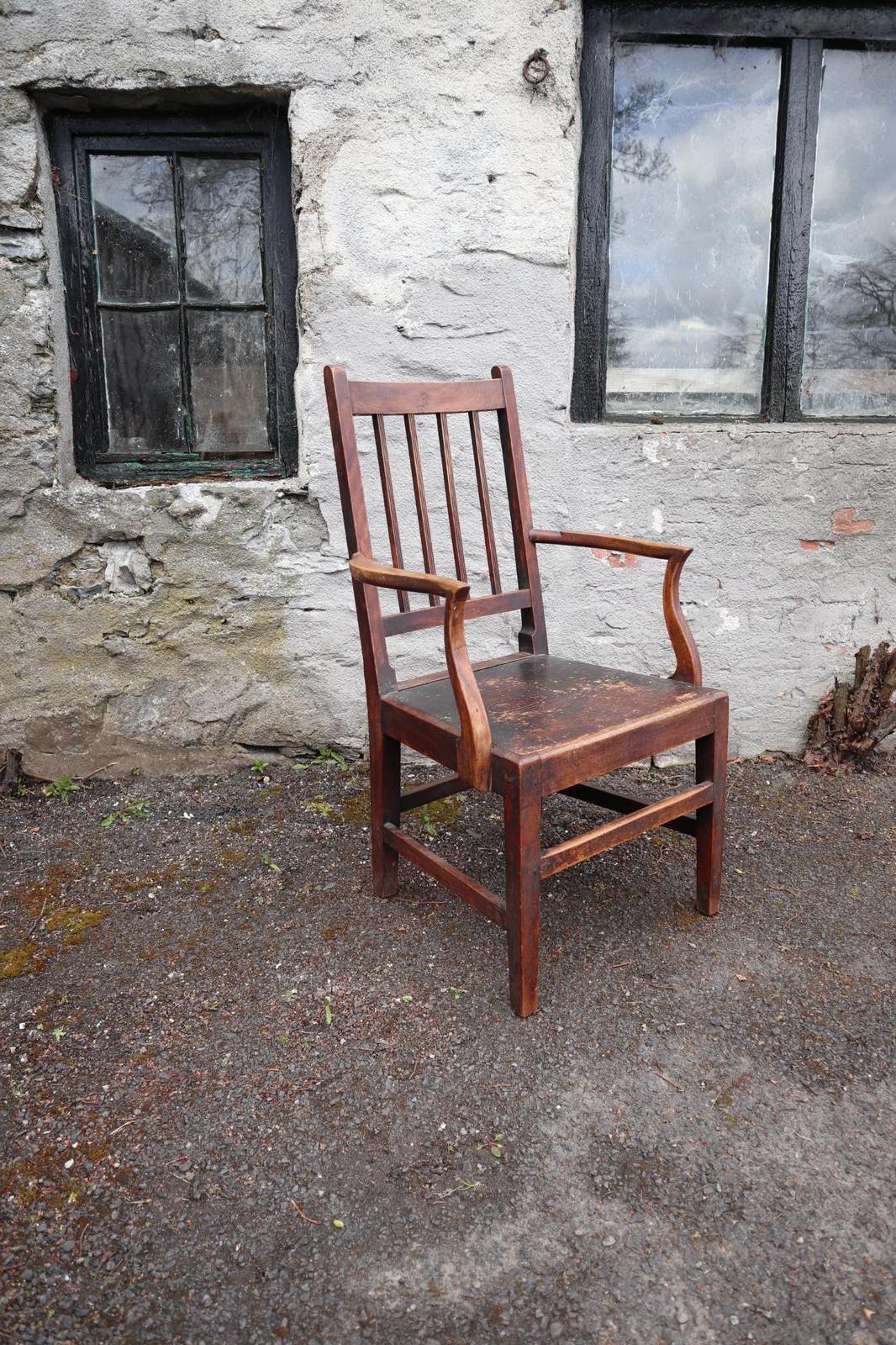 Scottish Vernacular Brander-back Armchair c.1840 (1 of 29)