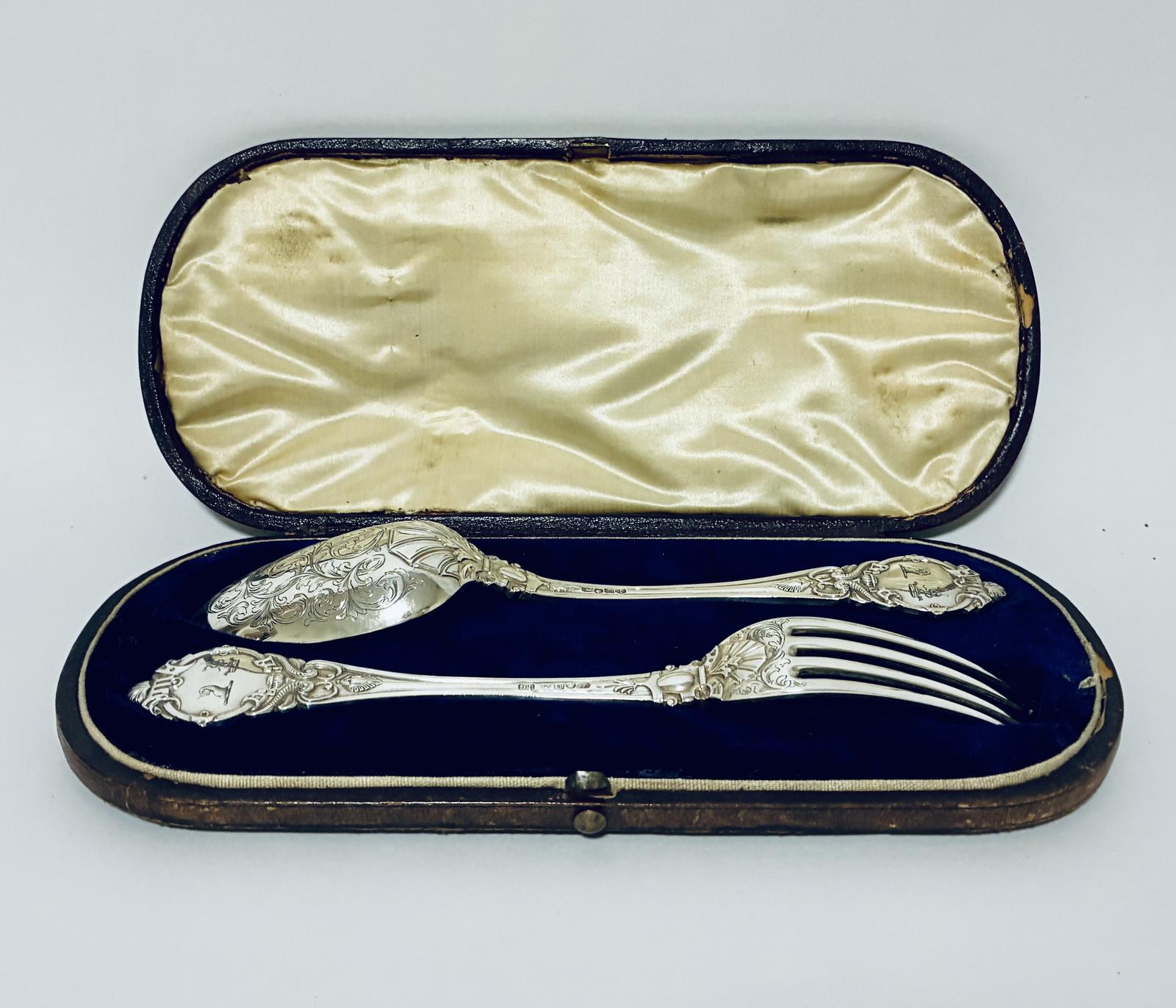 Victorian Silver Christening Set (1 of 13) Victorian Silver Christening Set (1 of 13)