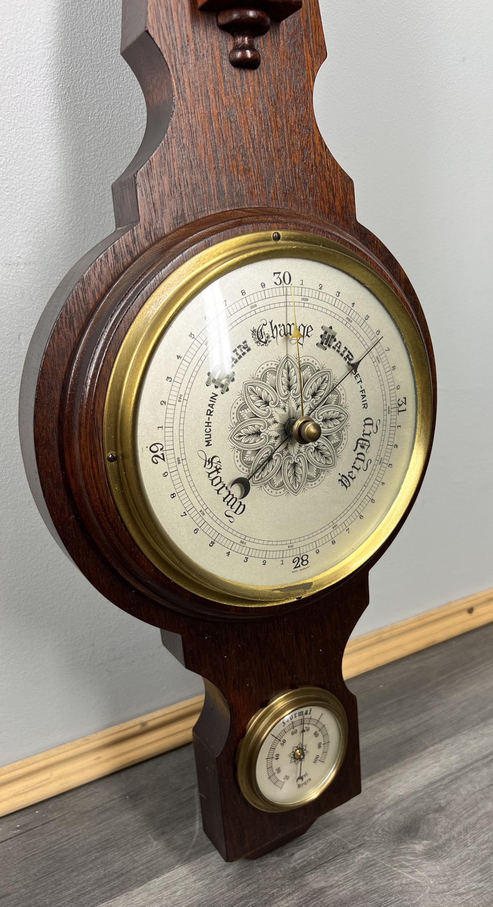 Barometer Vintage French Weather Station Thermometer Hygrometer (1 of 9) Barometer Vintage French Weather Station Thermometer Hygrometer (1 of 9)