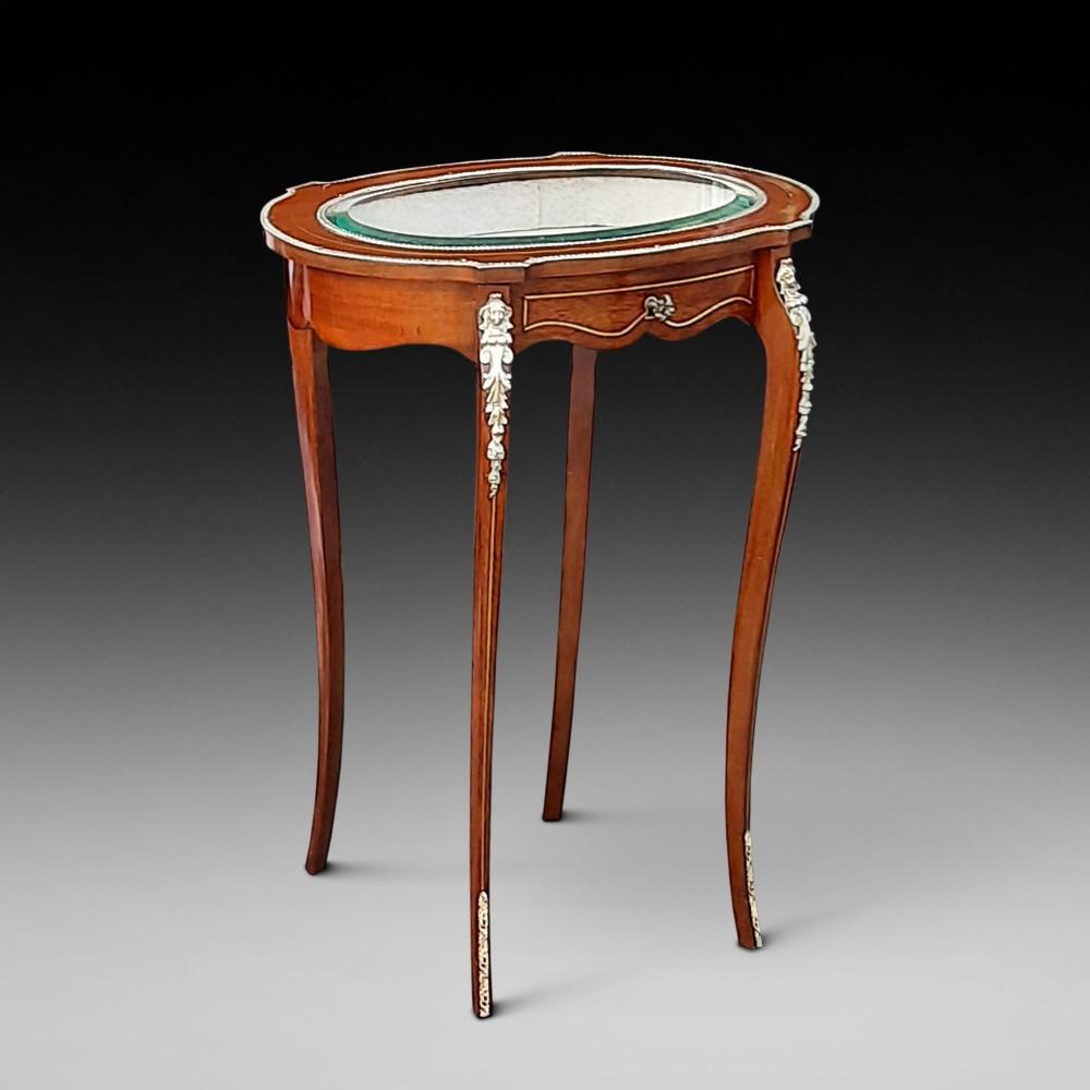 Late 19th Century French Mahogany Bijouterie Table (1 of 6)