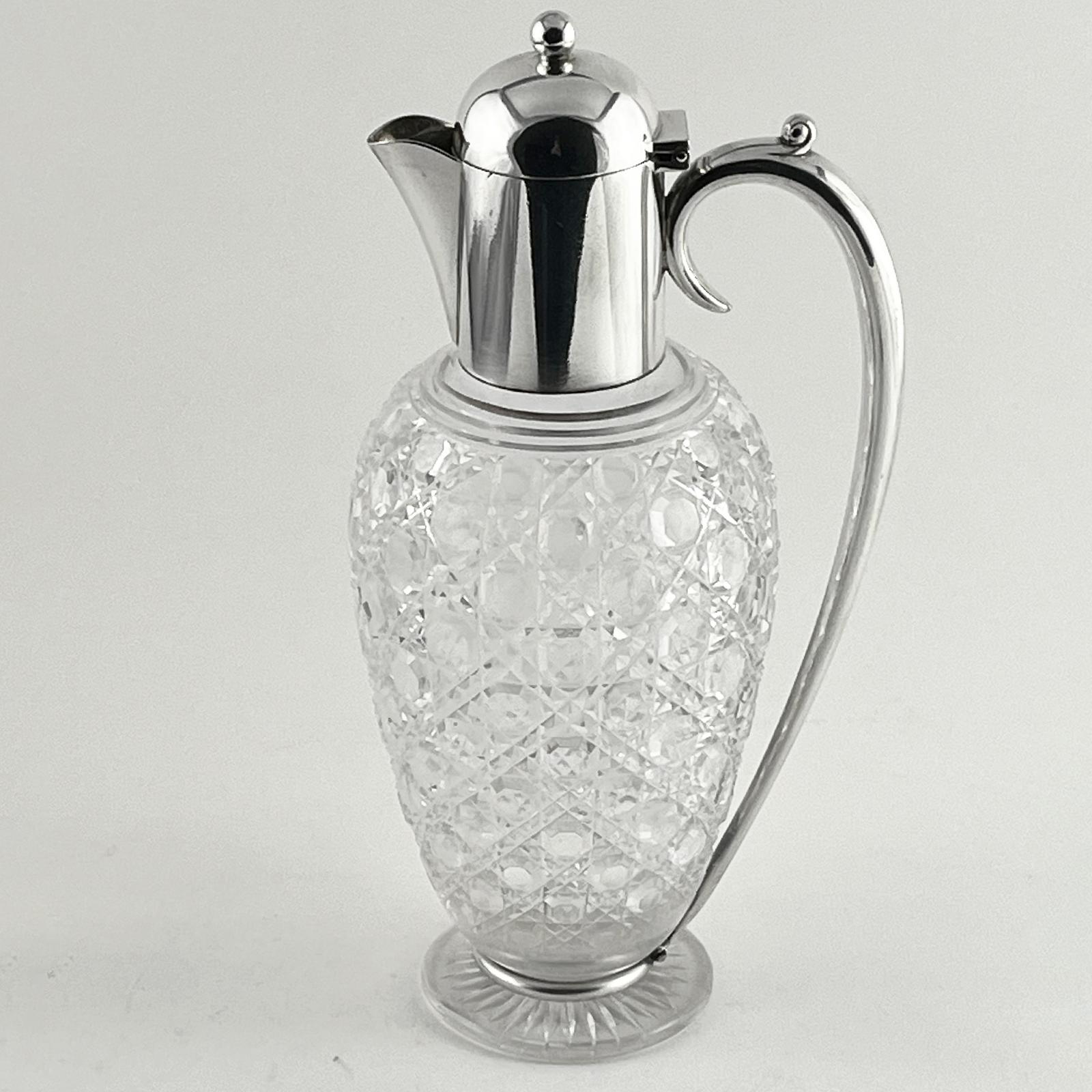 Late Victorian Silver Plated Claret Jug with Plain Mount (1 of 5)