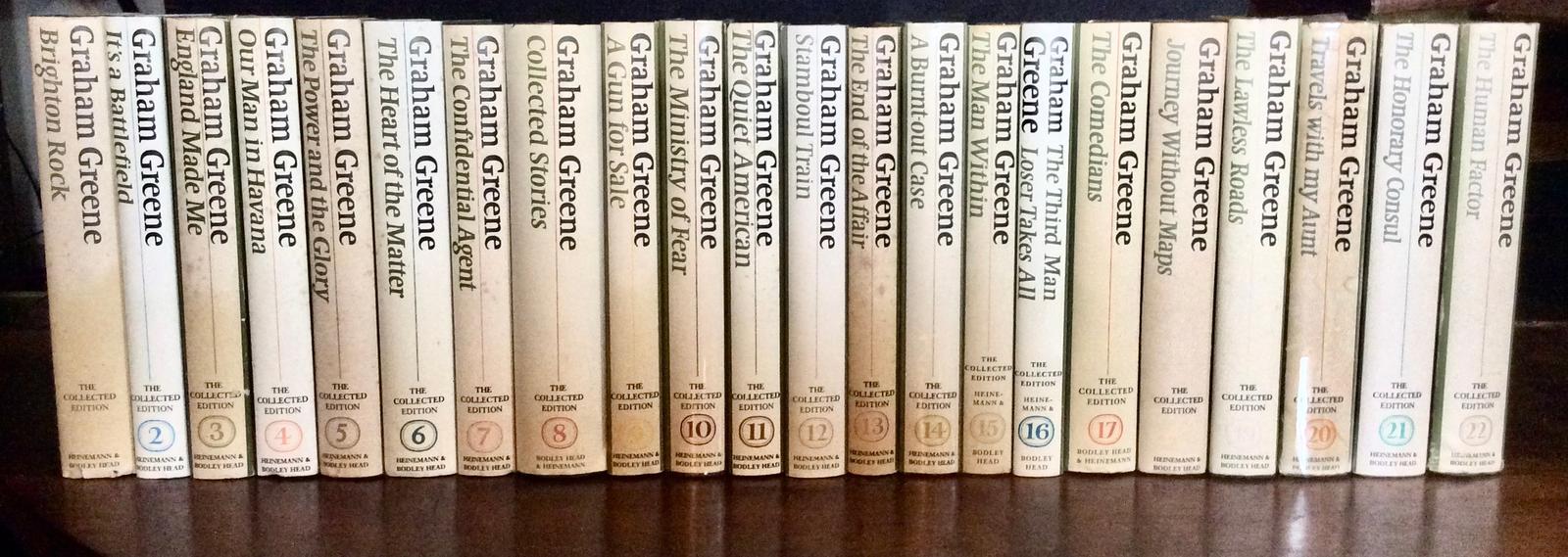Graham Greene Set - The Collected Edition Complete in 22 x Volumes + Dust Jackets (1 of 4) Graham Greene Set - The Collected Edition Complete in 22 x Volumes + Dust Jackets (1 of 4)