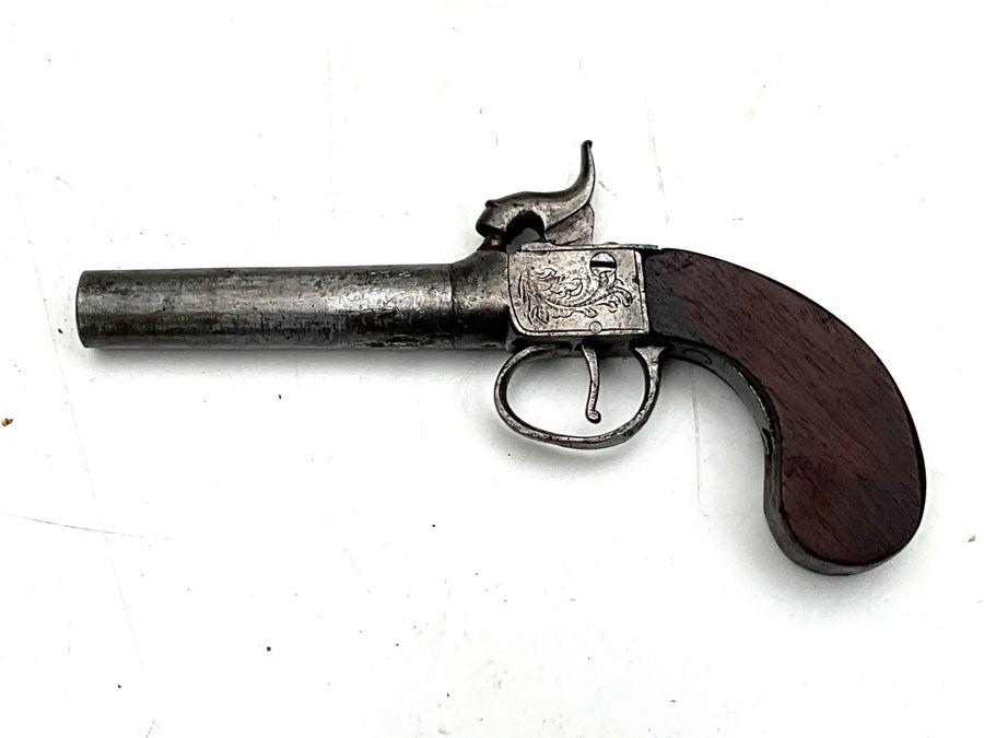 PERCUSSION POCKET PISTOL CIRCA 1850’s (1 of 1) PERCUSSION POCKET PISTOL CIRCA 1850’s (1 of 1)