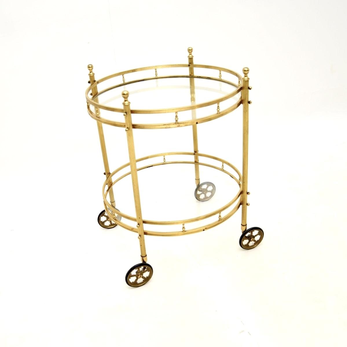 Vintage French Brass Drinks Trolley (1 of 7) Vintage French Brass Drinks Trolley (1 of 7)