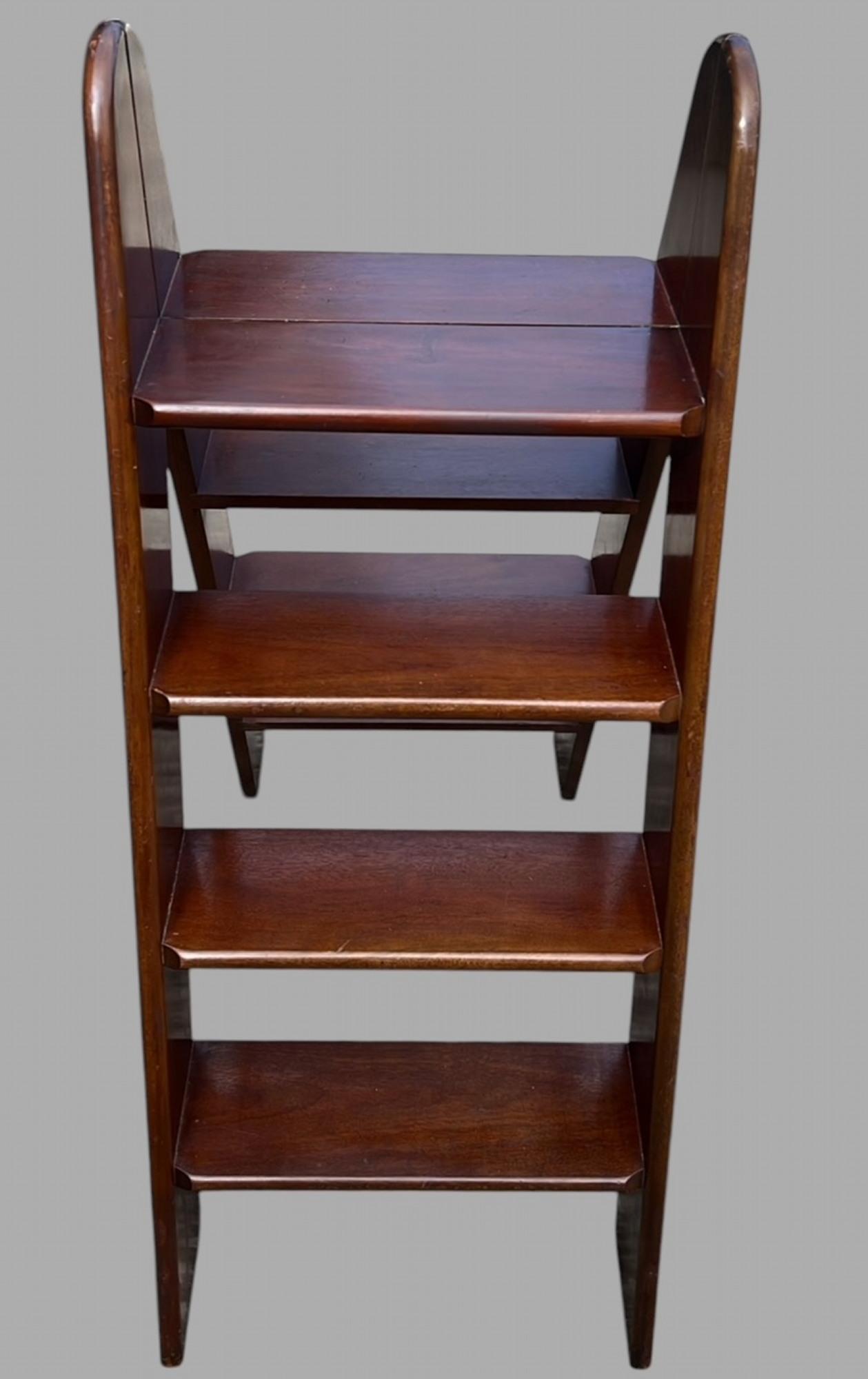 A Mid Century Pair of Library Steps (1 of 8) A Mid Century Pair of Library Steps (1 of 8)