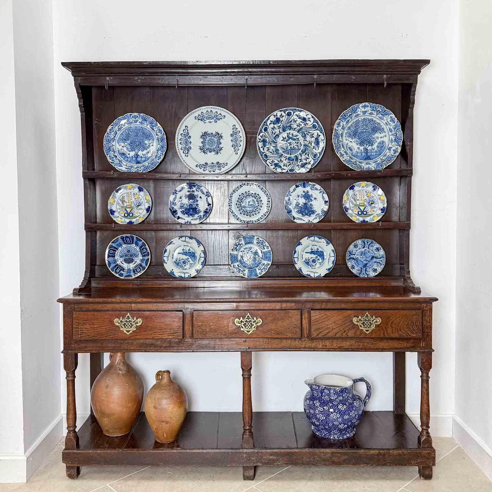 Georgian Oak Welsh Potboard Dresser (1 of 32)