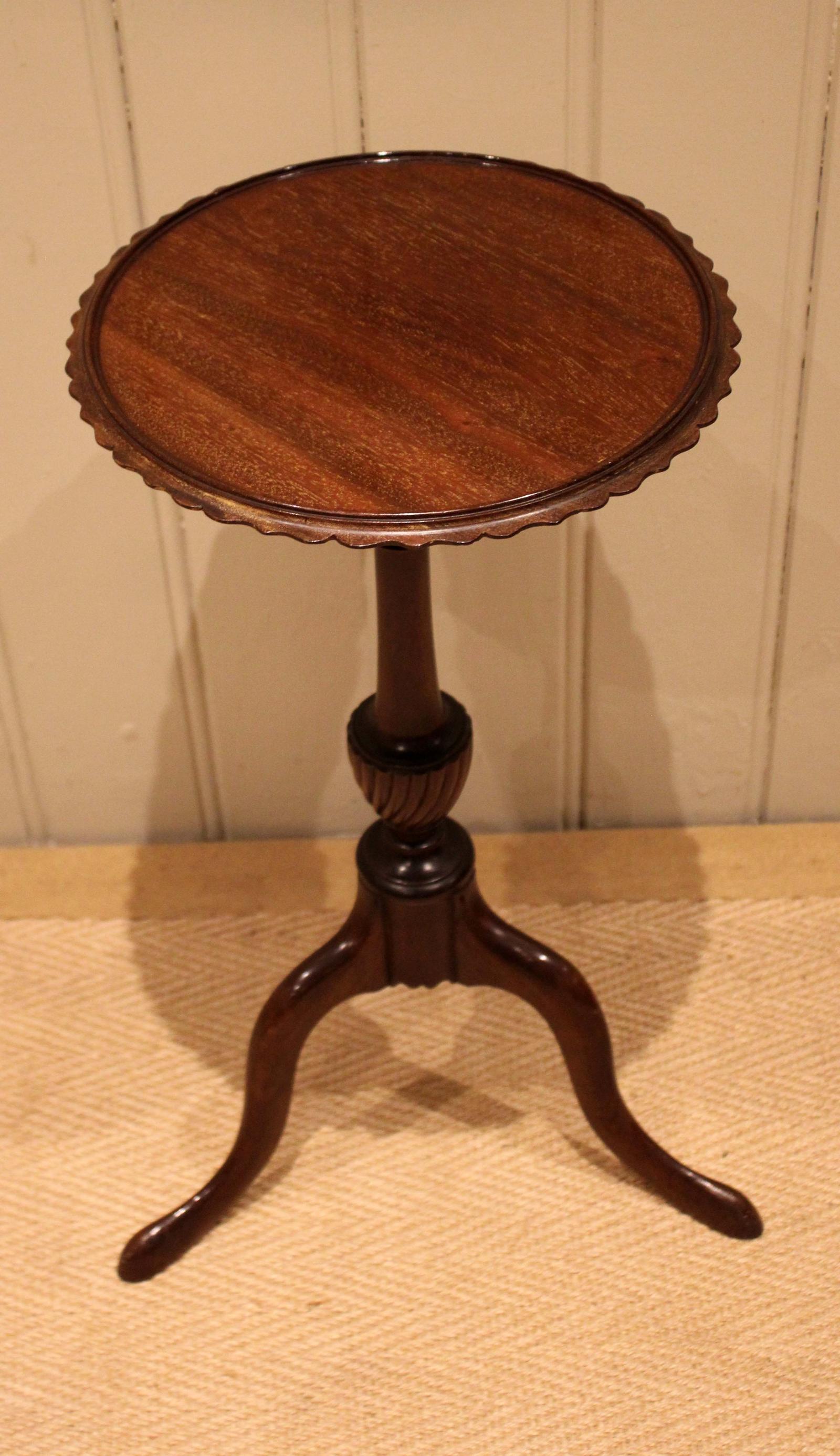 1910s Mahogany Tripod Tables - main image
