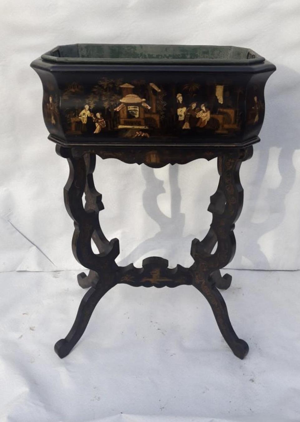 19th Century Chinoiserie Plant Holder (1 of 3) 19th Century Chinoiserie Plant Holder (1 of 3)