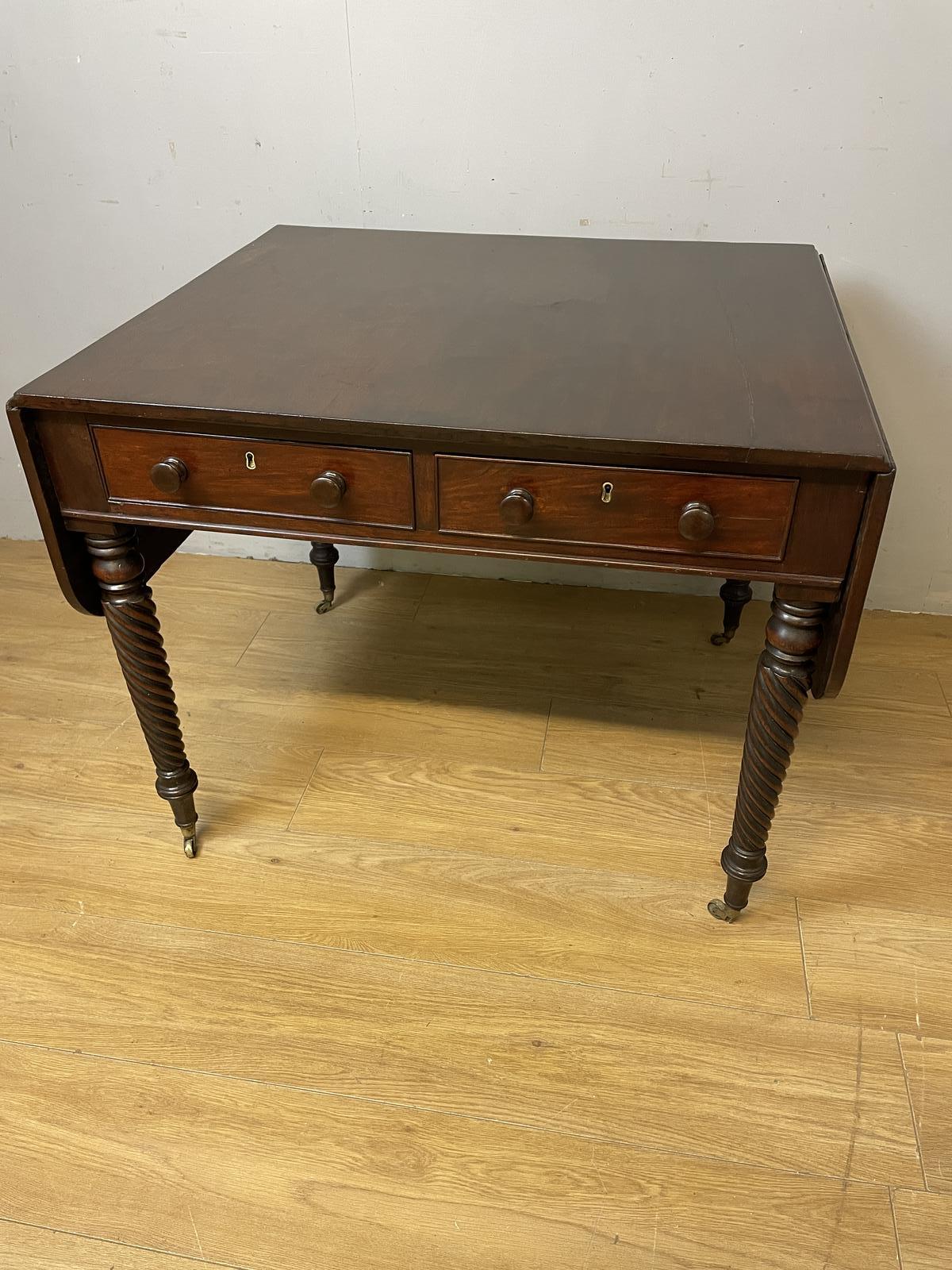 Regency Cuban Mahogany Writing Table c.1820 (1 of 11)