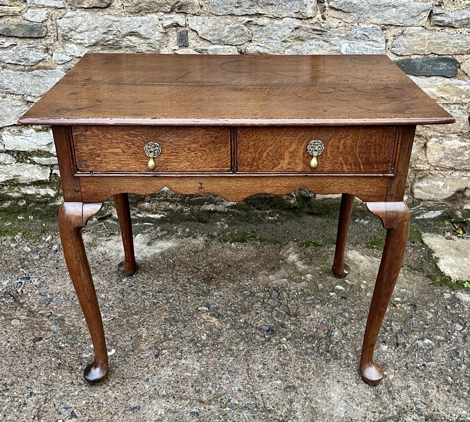 Georgian Oak Lowboy (1 of 17)
