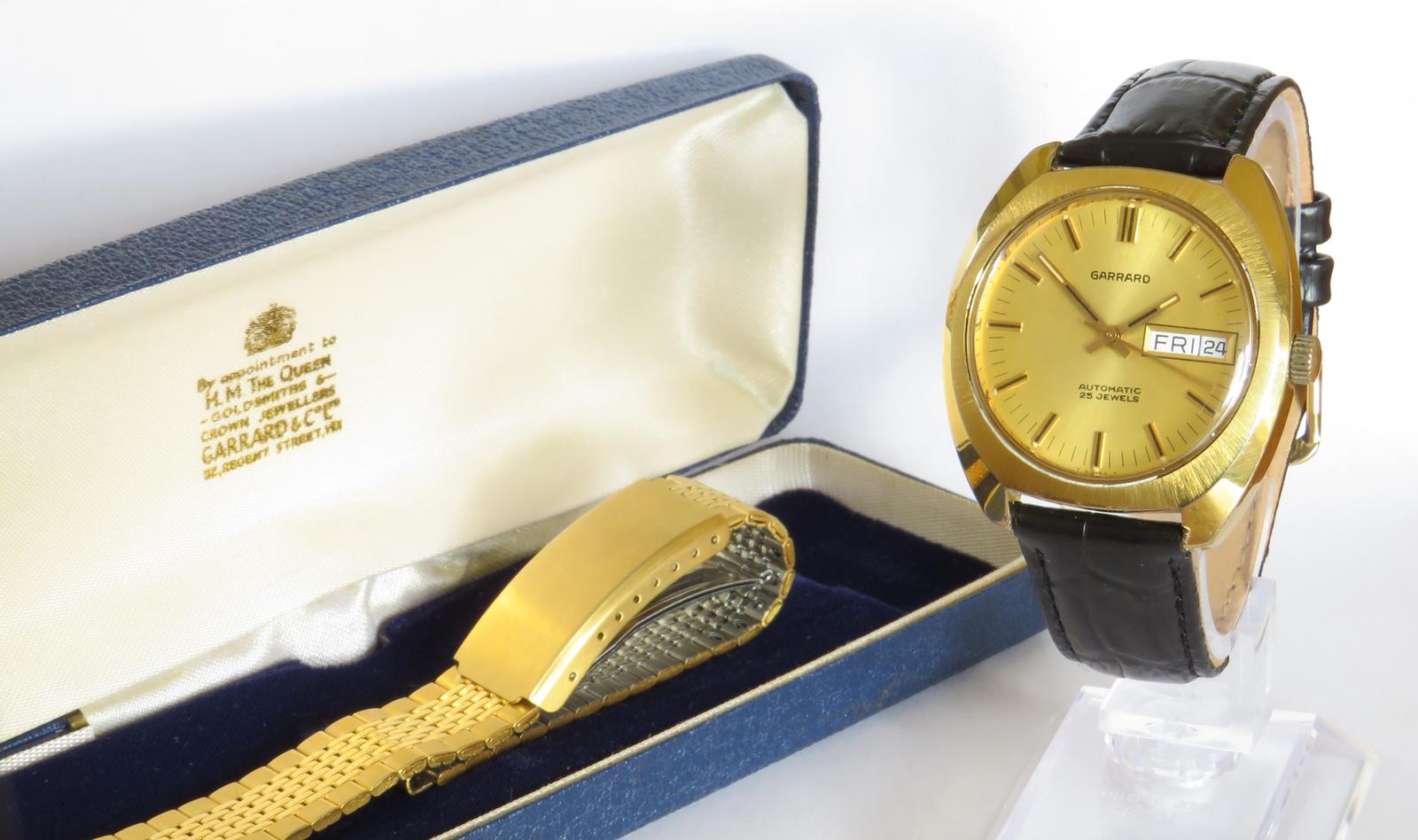 Watch: Gents 1970s Garrard Automatic Wrist Watch (1 of 6) Watch: Gents 1970s Garrard Automatic Wrist Watch (1 of 6)