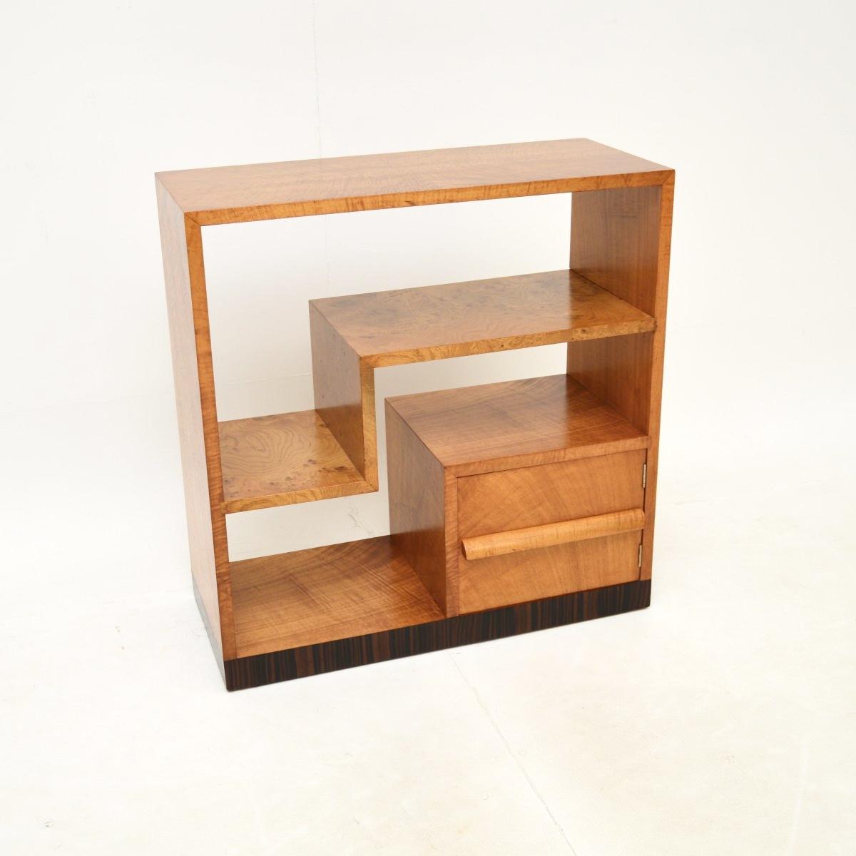 Art Deco Sycamore & Elm Bookcase / Cabinet (1 of 9) Art Deco Sycamore & Elm Bookcase / Cabinet (1 of 9)