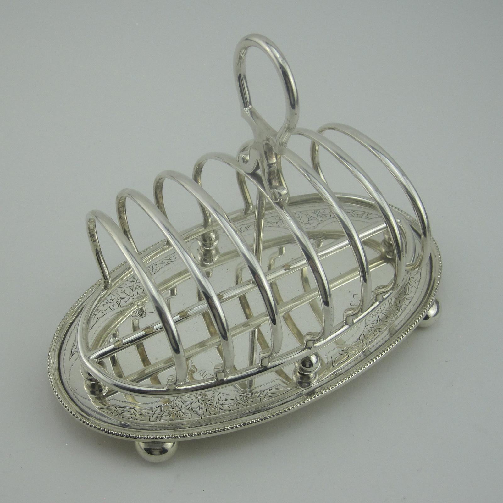 Good Quality Victorian Silver Plated Toast Rack (1 of 5) Good Quality Victorian Silver Plated Toast Rack (1 of 5)