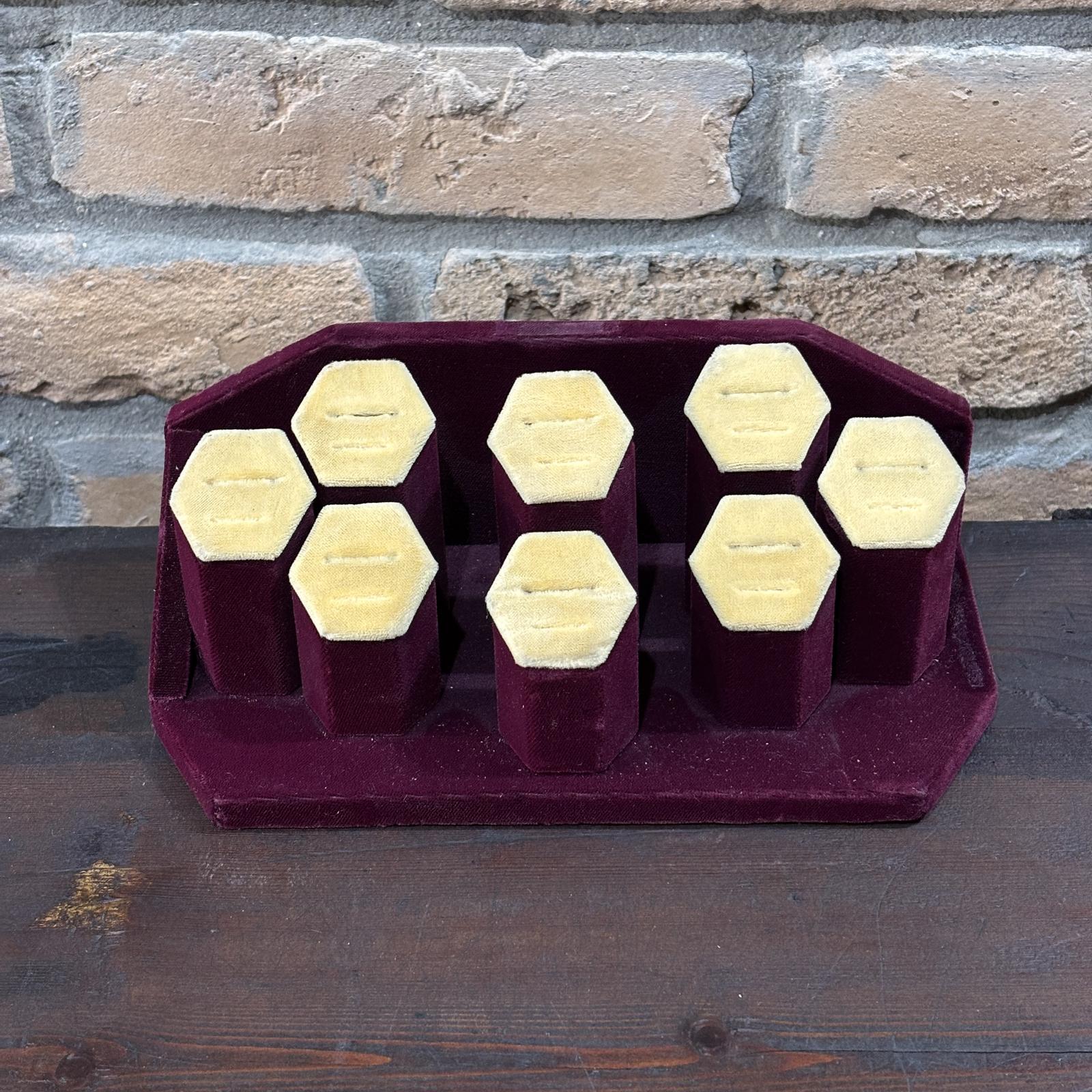 Vintage Velvet Ring Display Stand – 1950s / 1960s (1 of 3)