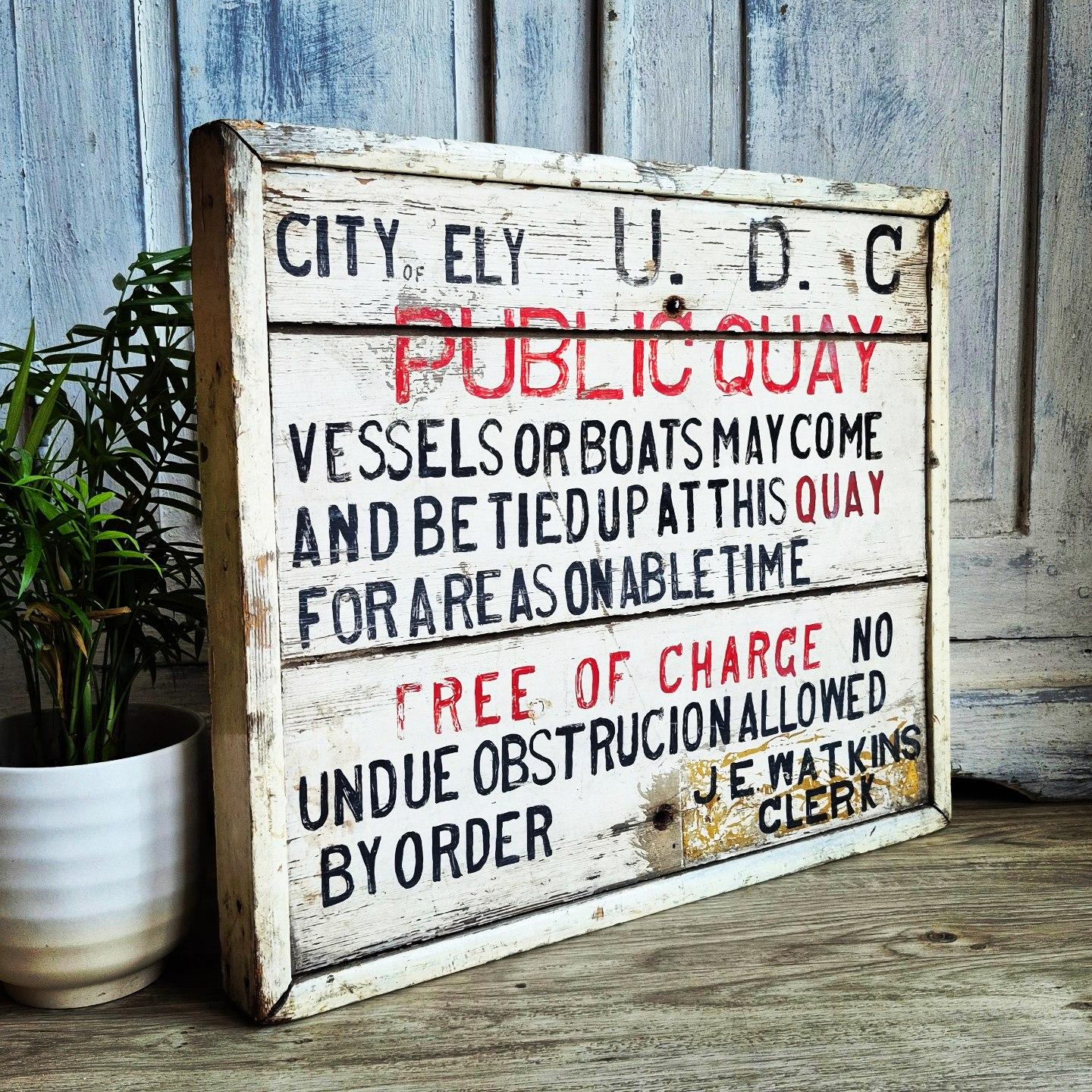 Vintage Wooden Sign, Vintage Notice Sign, Salvage Sign (1 of 15) Vintage Wooden Sign, Vintage Notice Sign, Salvage Sign (1 of 15)
