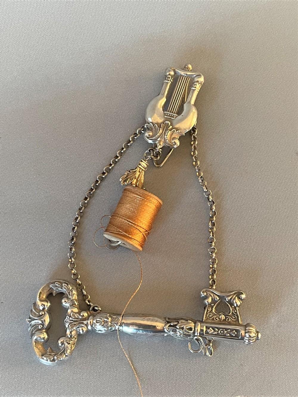 Rare Early 19th Century Novelty Silver Needle Case (1 of 6)