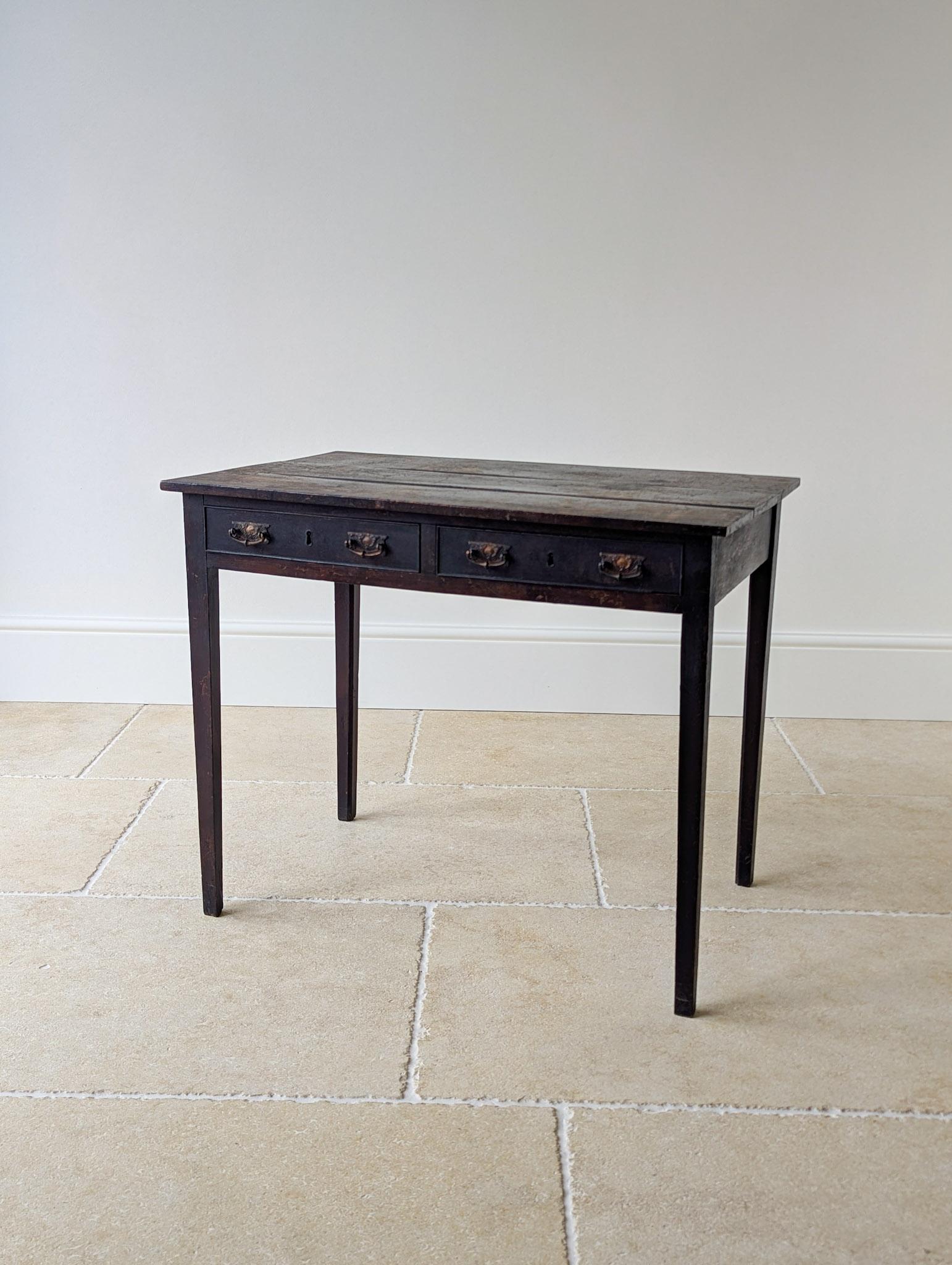 Antique George III Country House Oak Side Table c.1800 (1 of 15) Antique George III Country House Oak Side Table c.1800 (1 of 15)