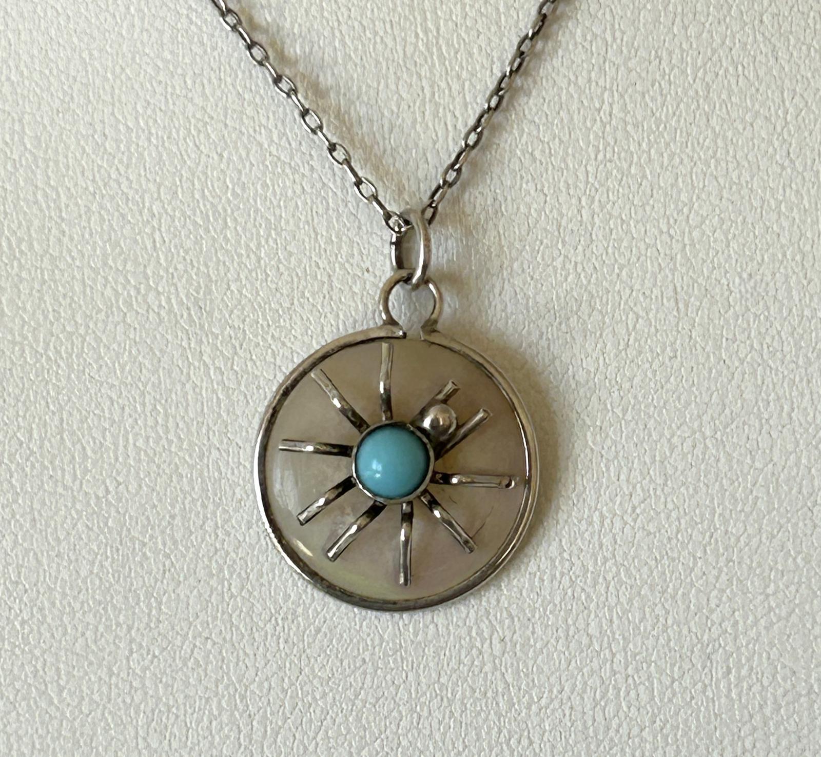 Edwardian Silver & Mother of Pearl Spider Pendant Necklace (1 of 5) Edwardian Silver & Mother of Pearl Spider Pendant Necklace (1 of 5)