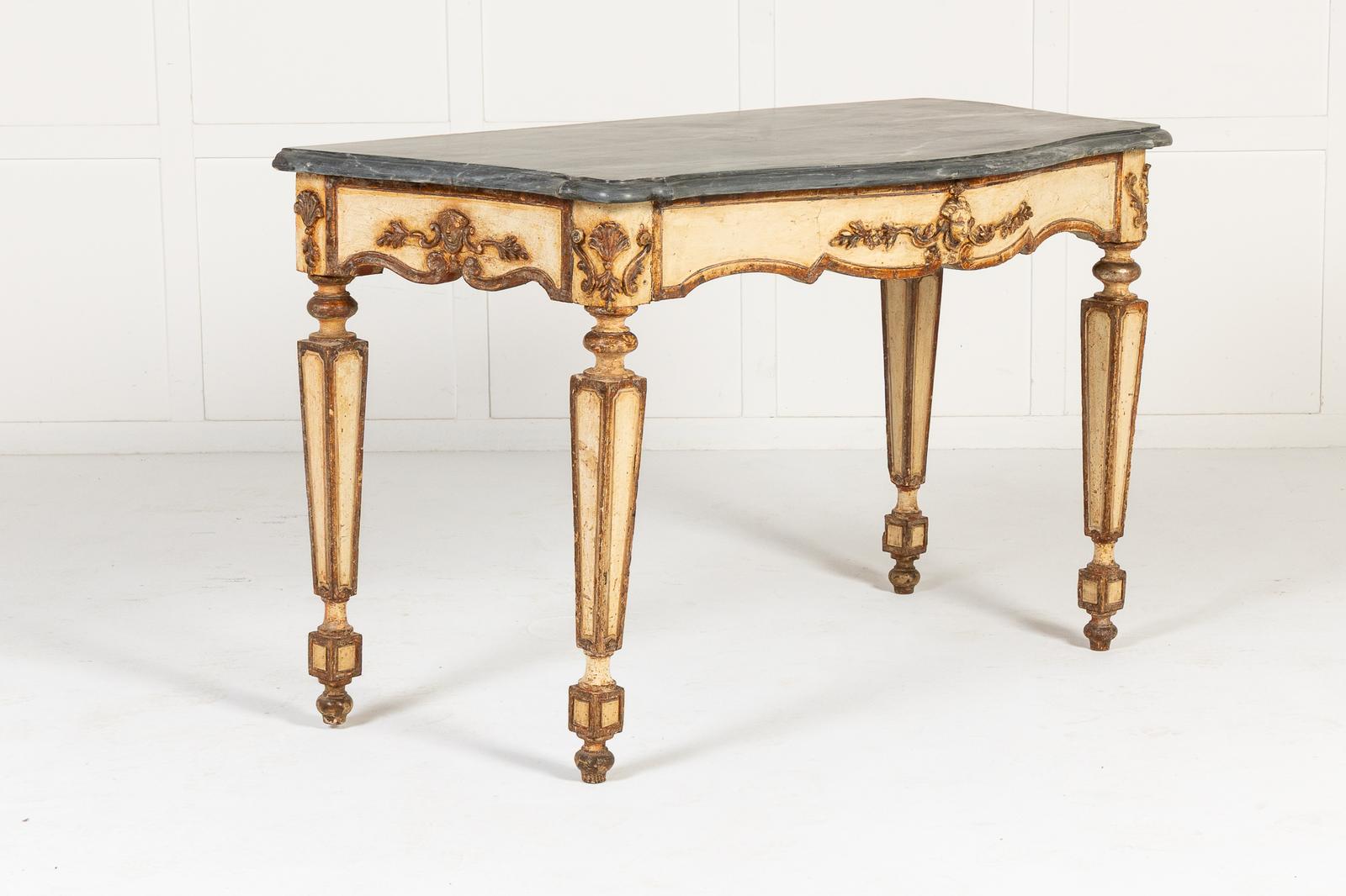18th Century Italian Painted Console Table (1 of 8)
