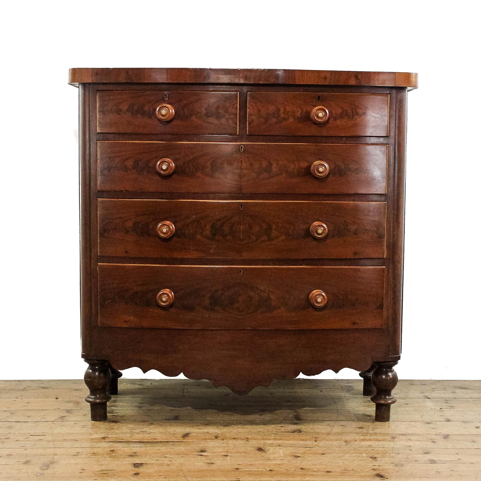 Antique Mahogany Bow Front Chest of Drawers (1 of 10) Antique Mahogany Bow Front Chest of Drawers (1 of 10)