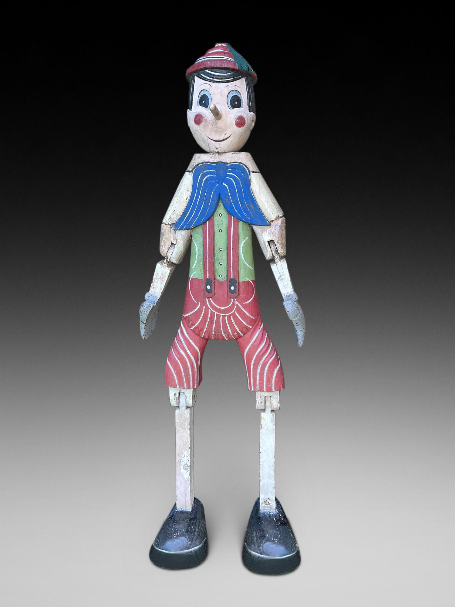 Wooden Pinocchio Statue (1 of 3)