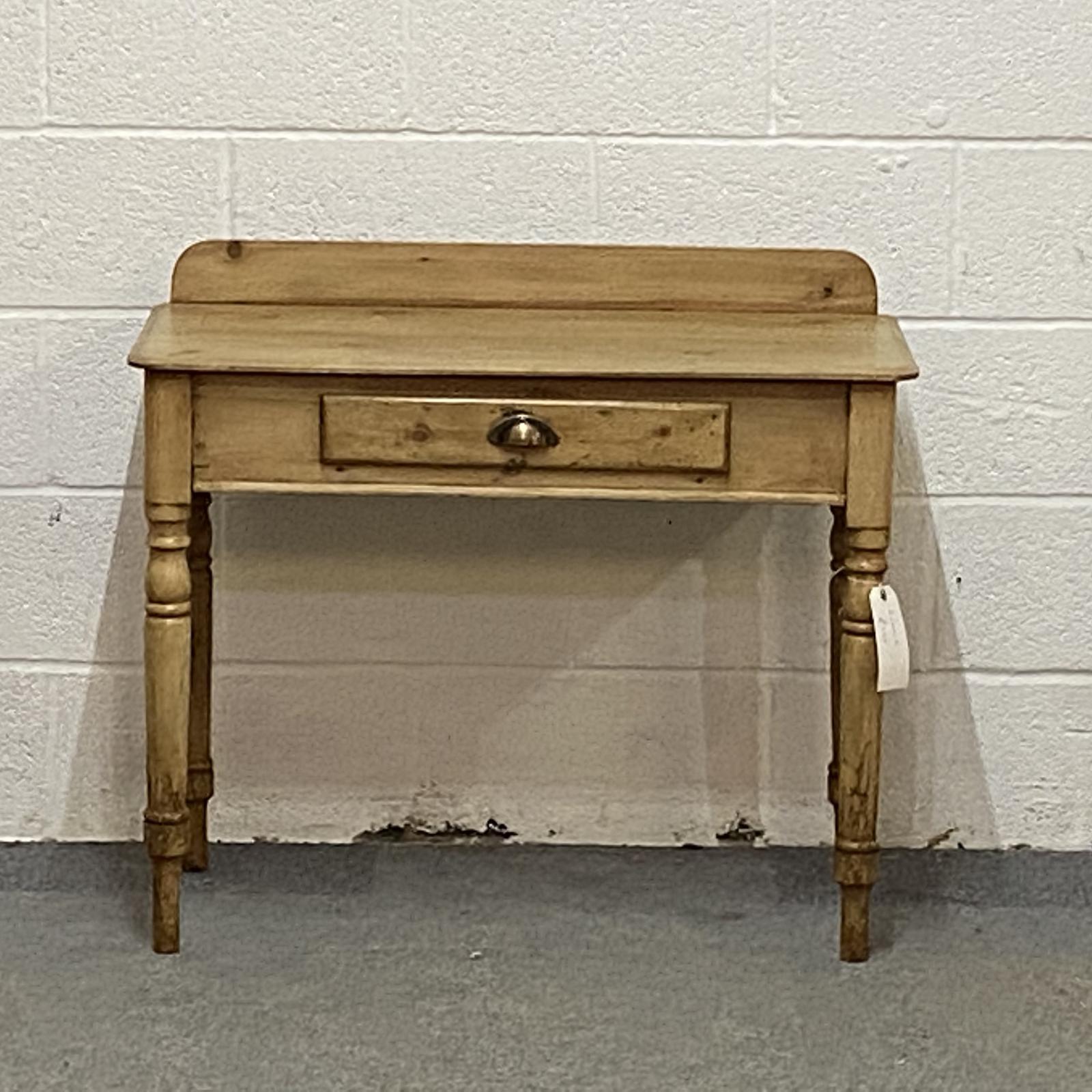 Old Pine Side Table With Drawer (1 of 5) Old Pine Side Table With Drawer (1 of 5)