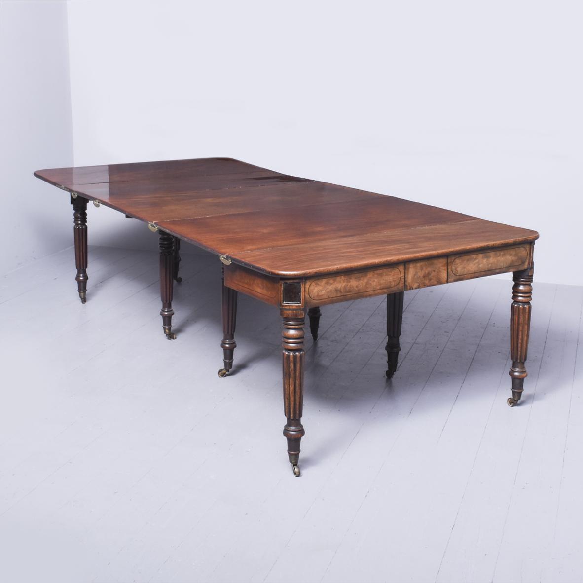 Rare George IV Patent Action Dining Table (1 of 18)