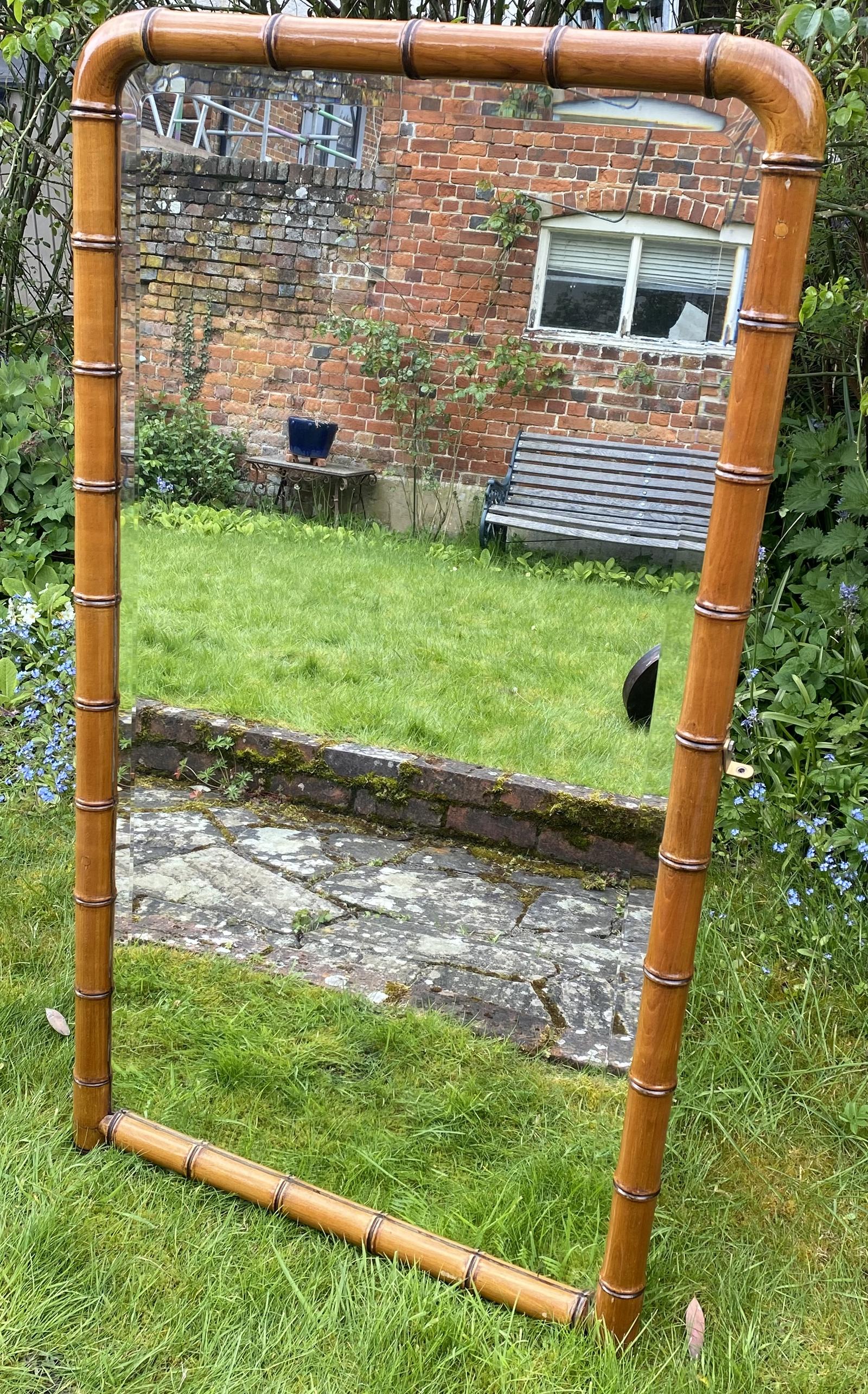 Cherrywood Faux Bamboo Mirror (1 of 6) Cherrywood Faux Bamboo Mirror (1 of 6)