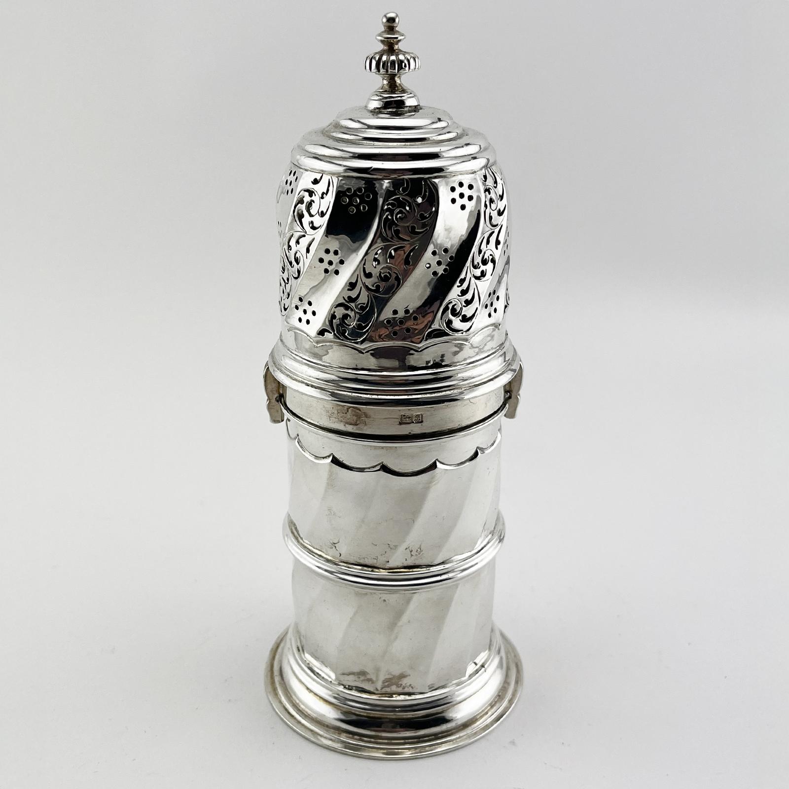 Impressive Large Sterling Silver Edwardian Sugar Caster (1 of 7) Impressive Large Sterling Silver Edwardian Sugar Caster (1 of 7)