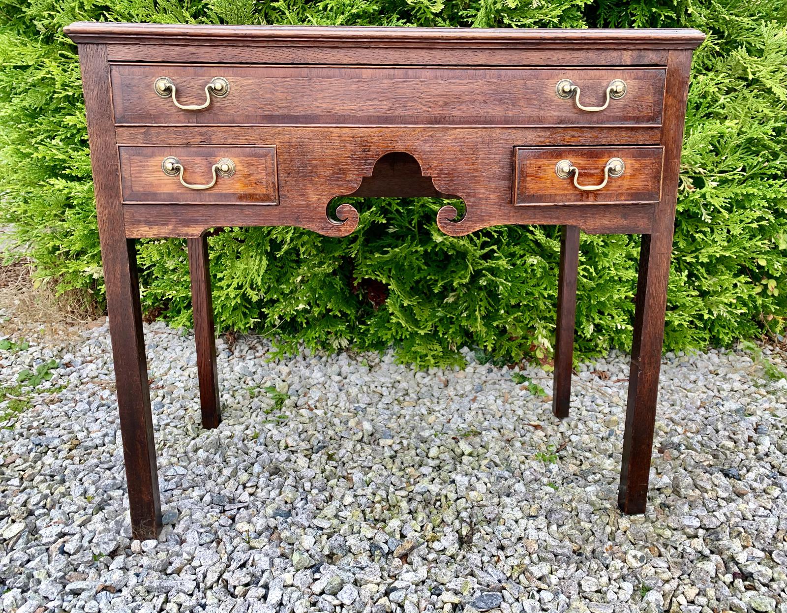 Georgian Oak Lowboy (1 of 13)