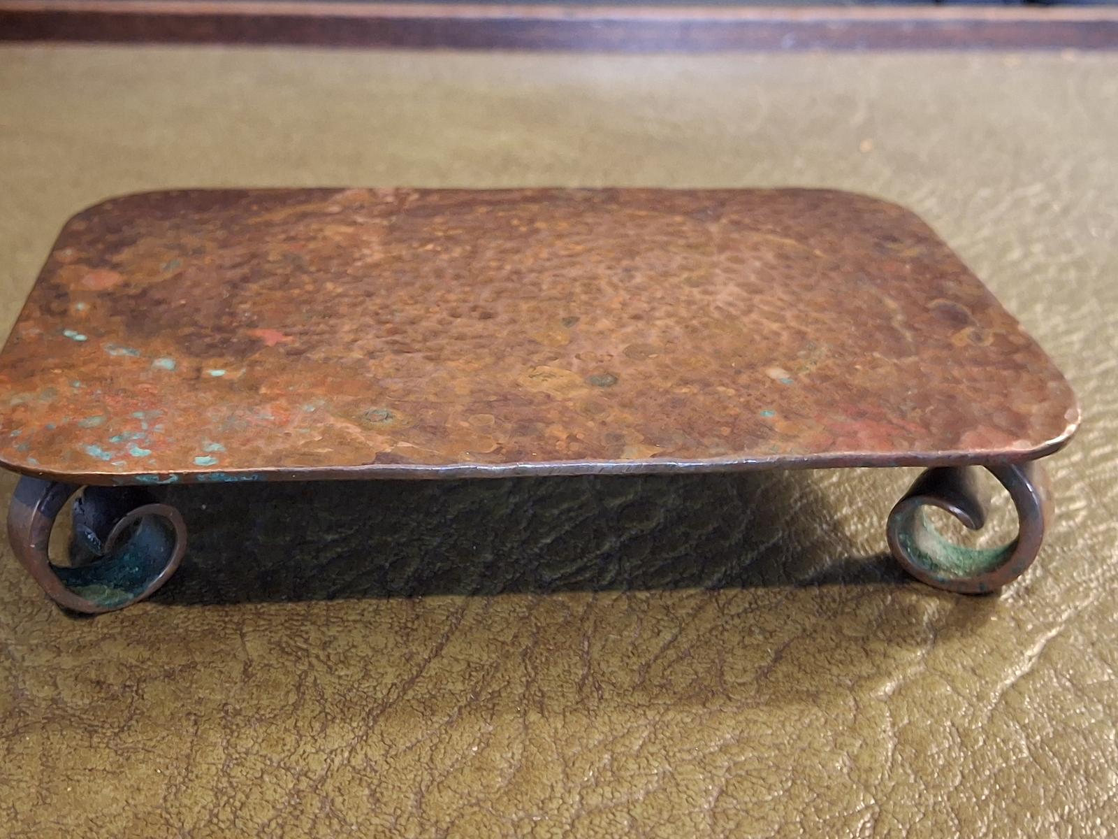 Arts and Crafts Hammered Copper Plant Stand / Trivet (1 of 9) Arts and Crafts Hammered Copper Plant Stand / Trivet (1 of 9)