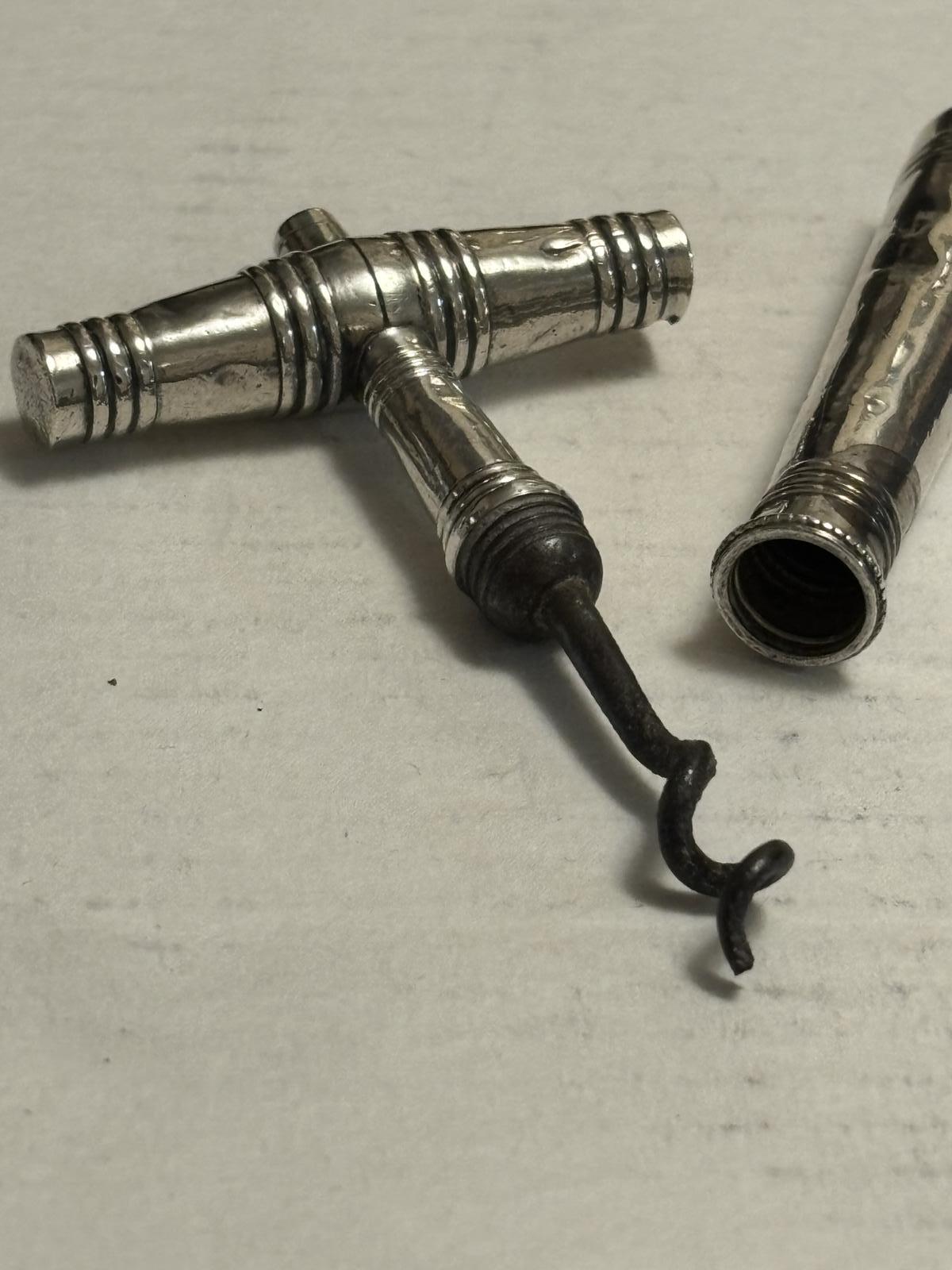 George III Silver Travelling Corkscrew c.1795 (1 of 20)