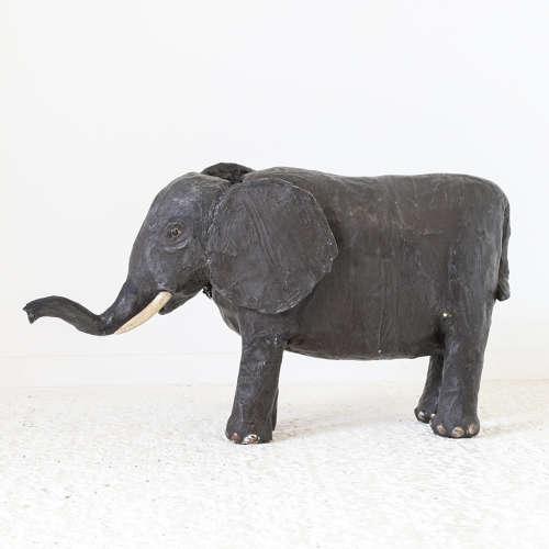 Unusual 1940-1950s French Papier-mâché Model Elephant (1 of 9)