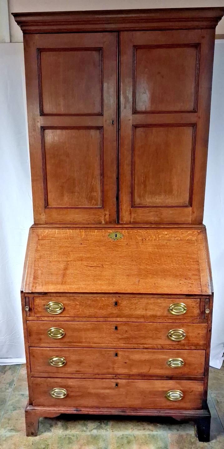 Antique Georgian Bureau Bookcase (1 of 15)