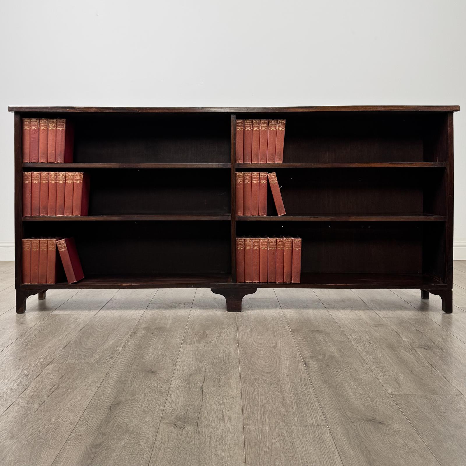 Antique 20th Century Large Open Bookcase in Mahogany (1 of 10) Antique 20th Century Large Open Bookcase in Mahogany (1 of 10)