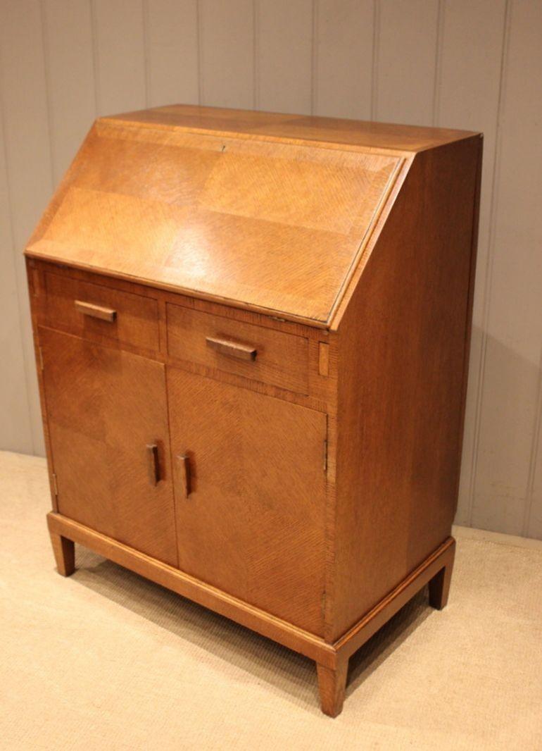 1930's Light Oak Bureau (1 of 12)