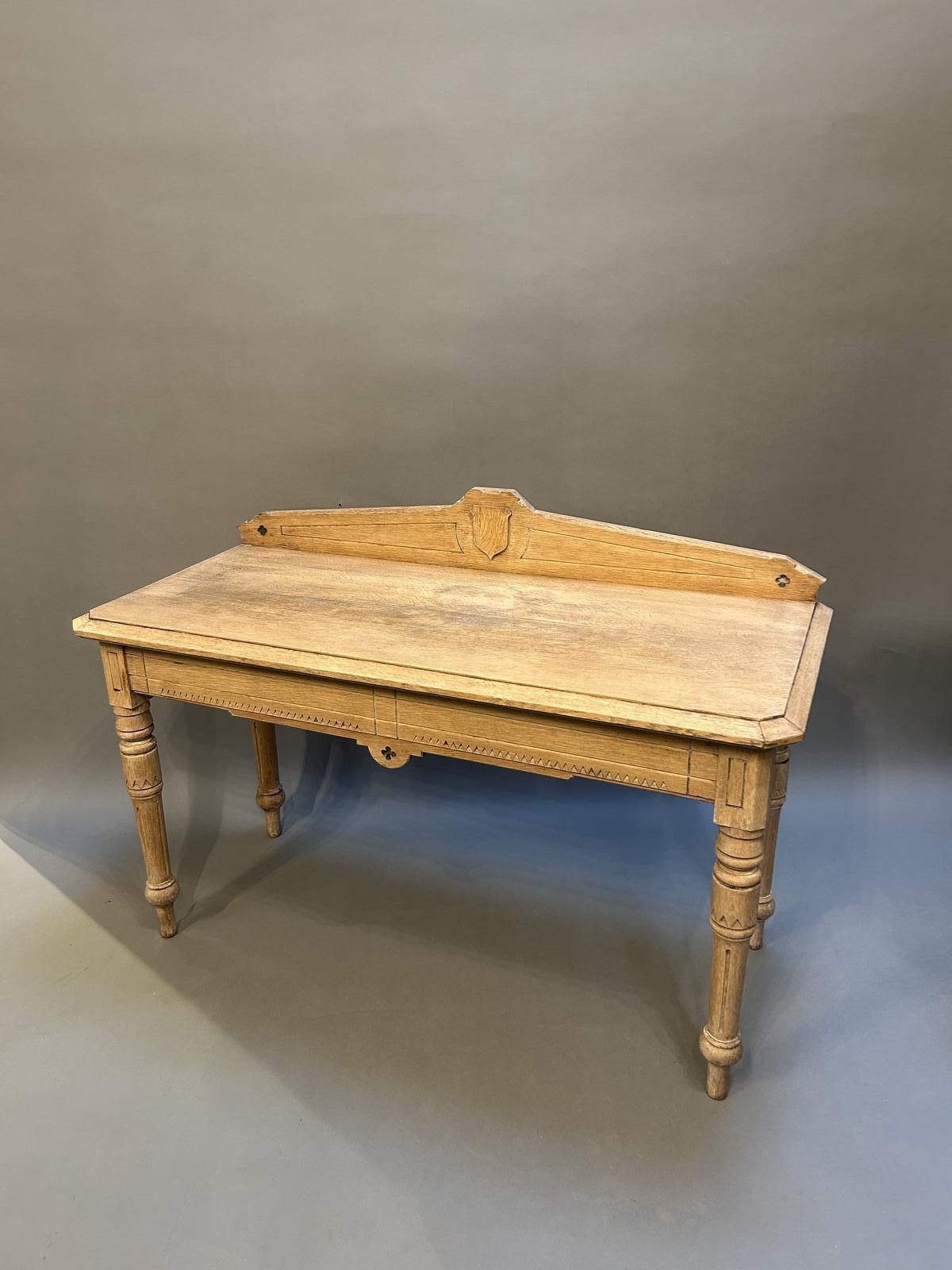 Victorian Oak Hall Serving Table (1 of 8)