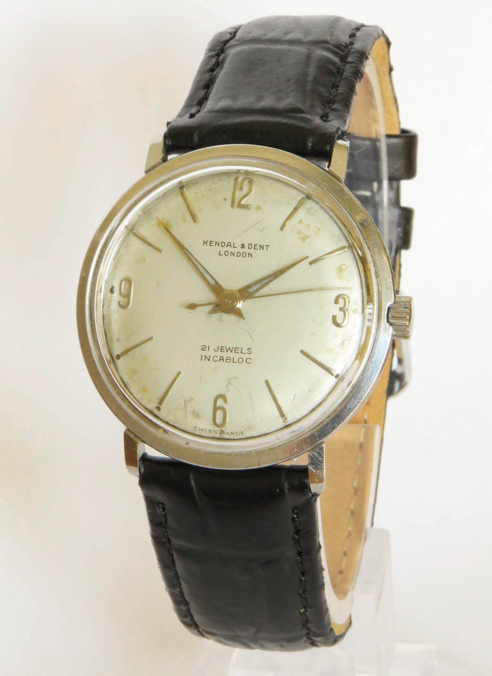 Watch: Gents 1950s Kendall & Dent Wrist Watch (1 of 5) Watch: Gents 1950s Kendall & Dent Wrist Watch (1 of 5)