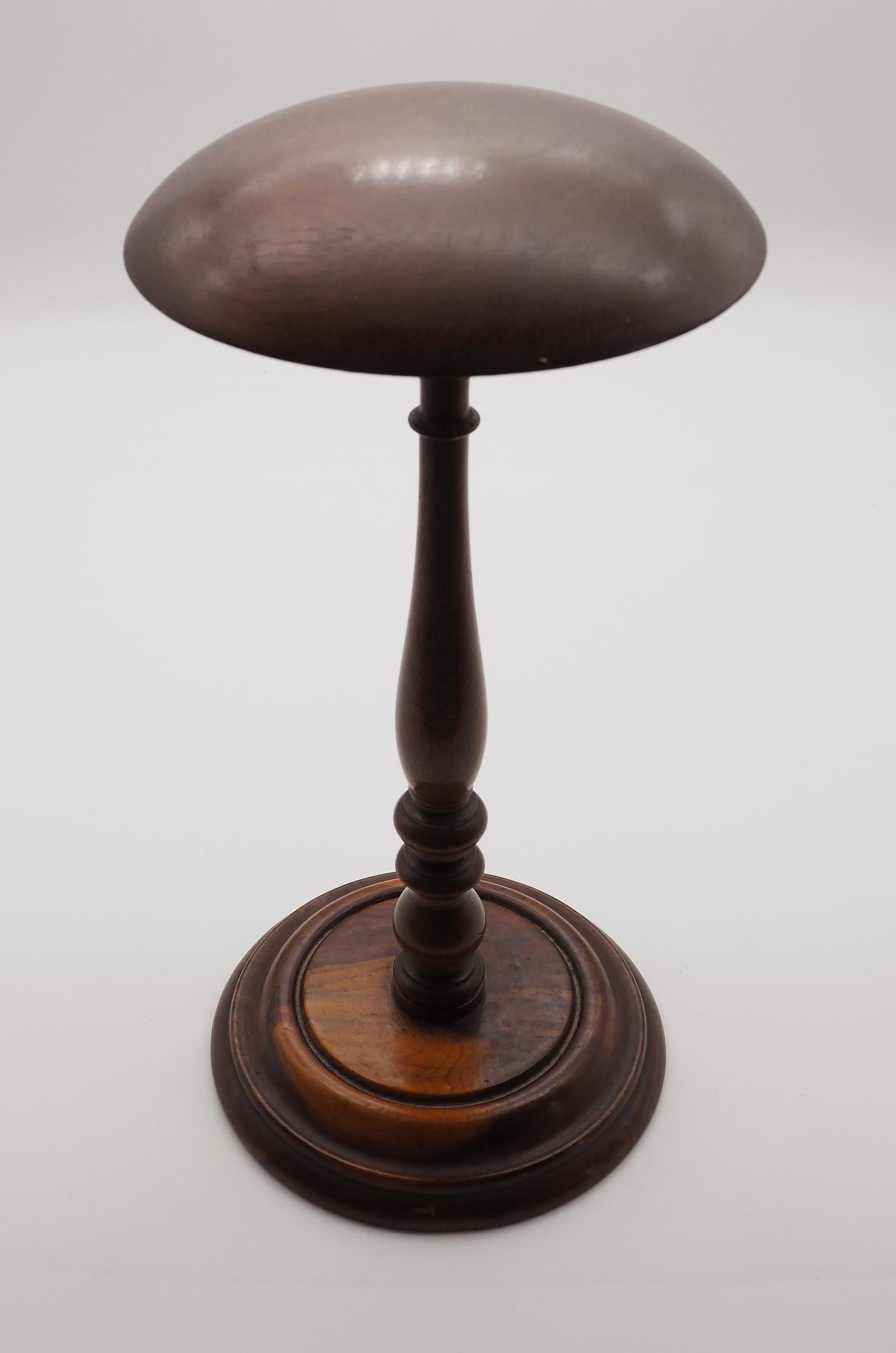 Georgian Walnut & Lignum Wig Stand (1 of 6)