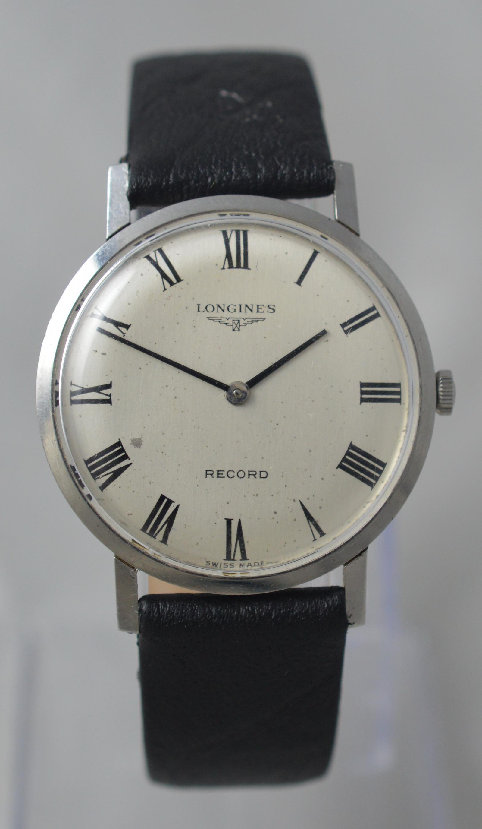 1960s Longines Record Wristwatch with Box (1 of 6) 1960s Longines Record Wristwatch with Box (1 of 6)